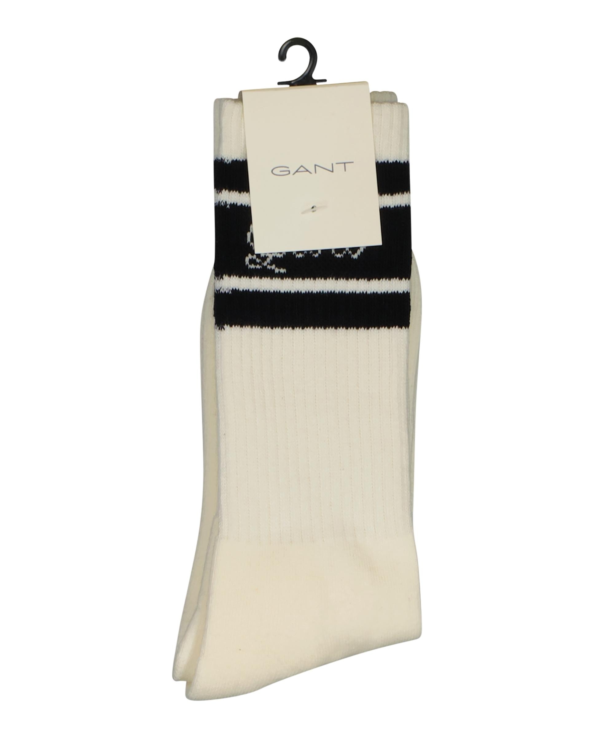 Calcetines altos de hombre deportivos con rayas - Gant - Azul Azul-2