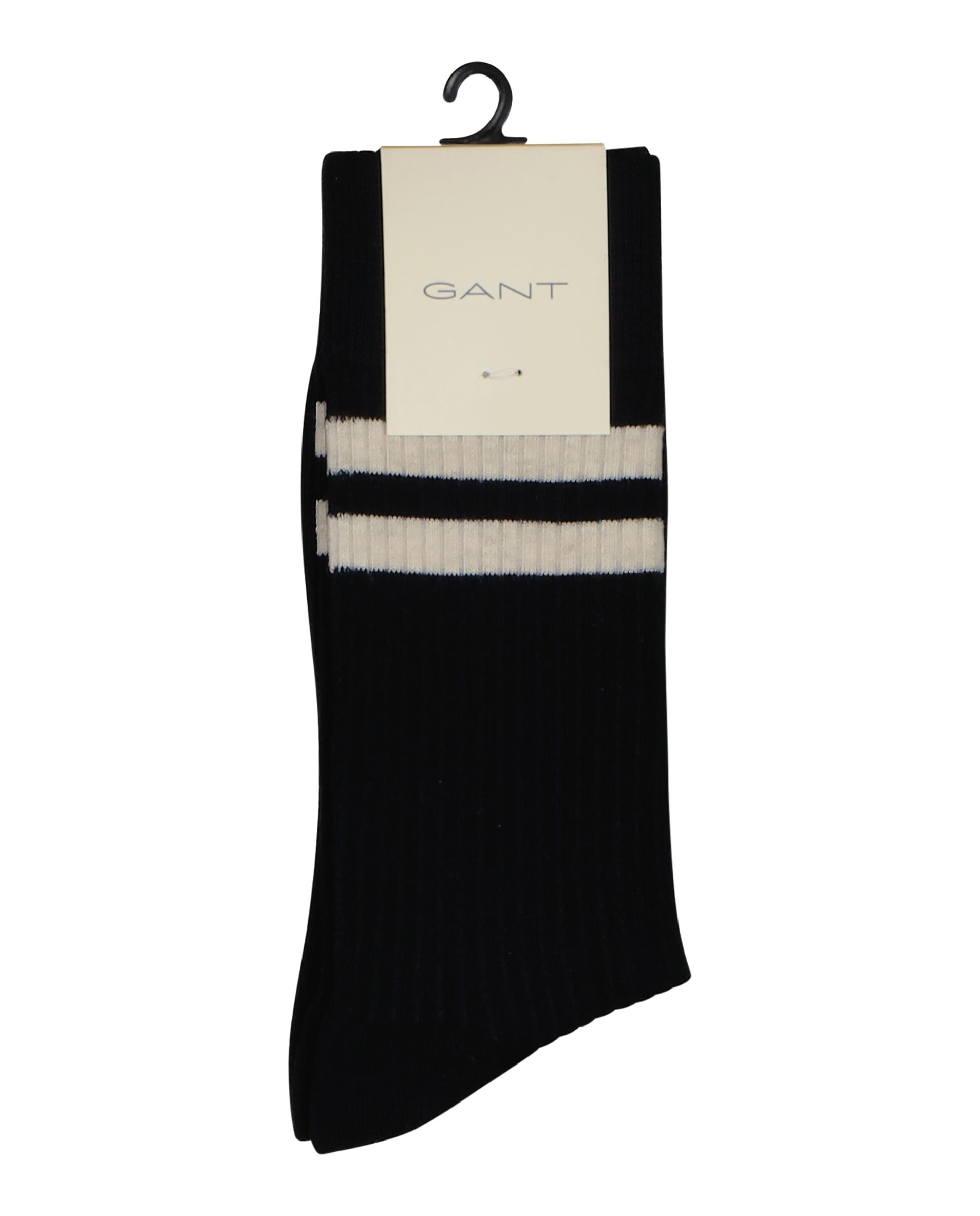 Calcetines altos de hombre deportivos con rayas - Gant - Azul Azul-2