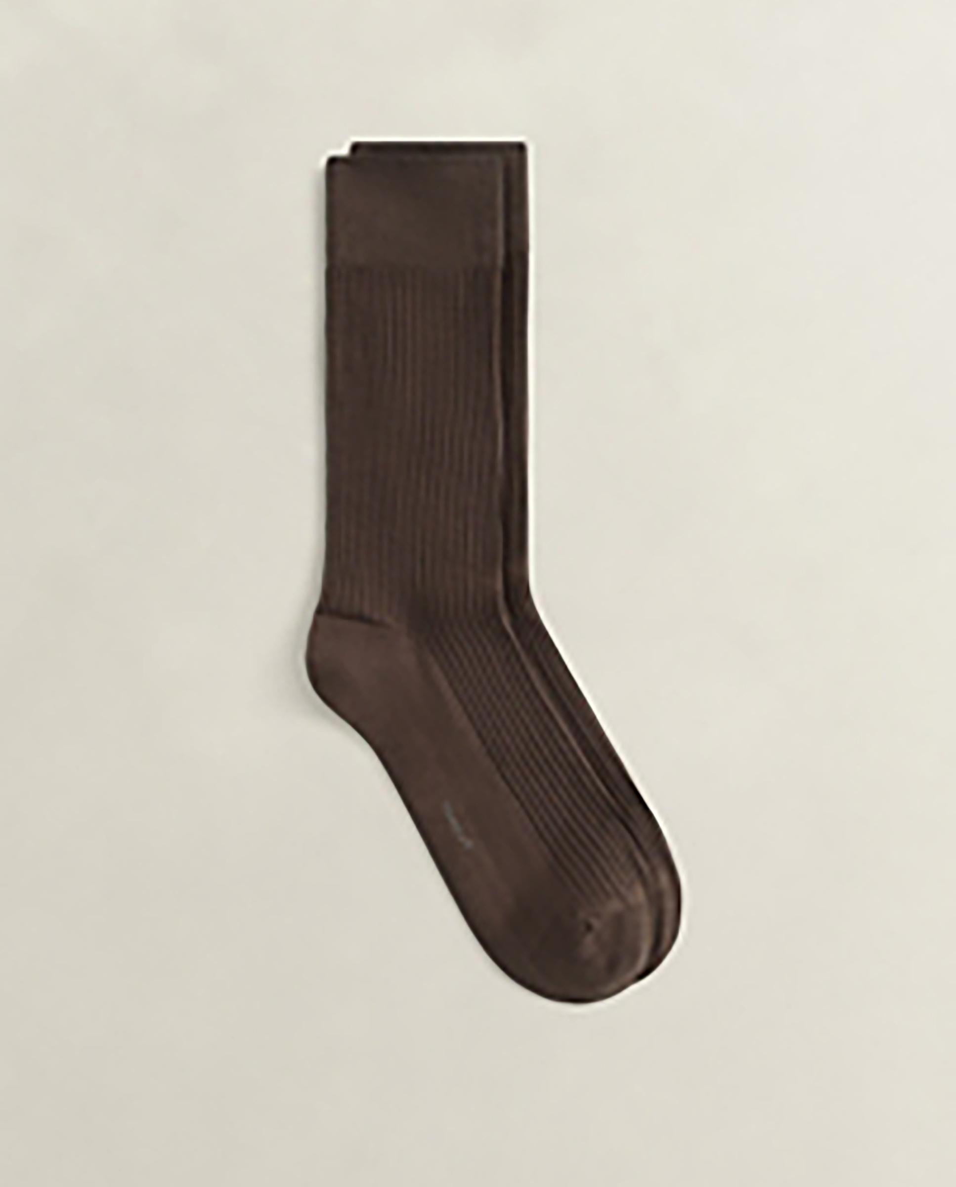 Imagen 0 de Calcetines de hombre lisos Marrón