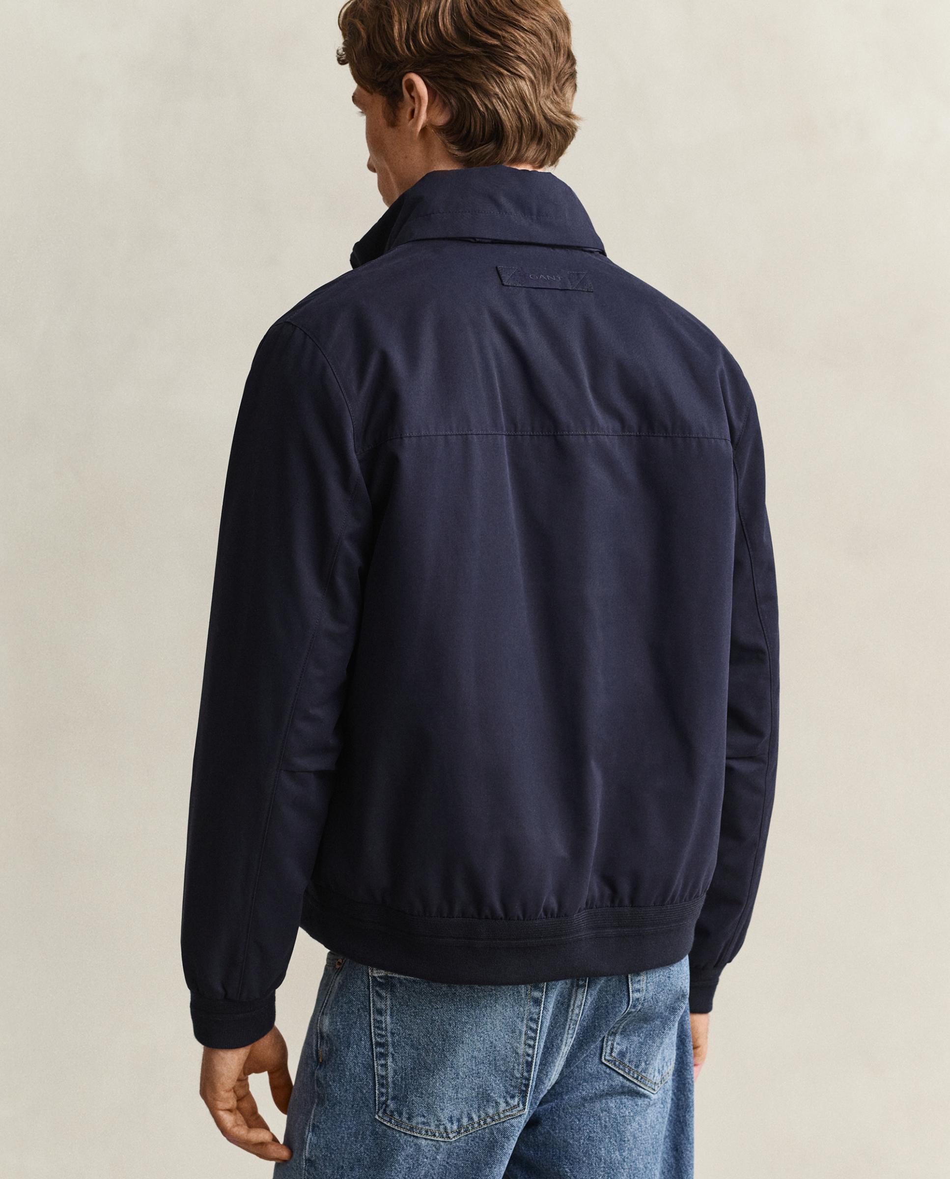 Chaqueta de hombre con cremallera y logo - Gant - Azul Azul-2