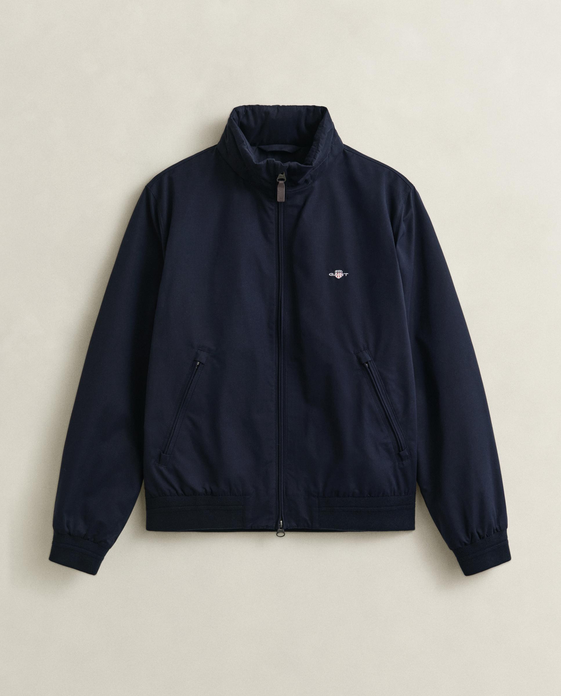 Chaqueta de hombre con cremallera y logo - Gant - Azul Azul-5