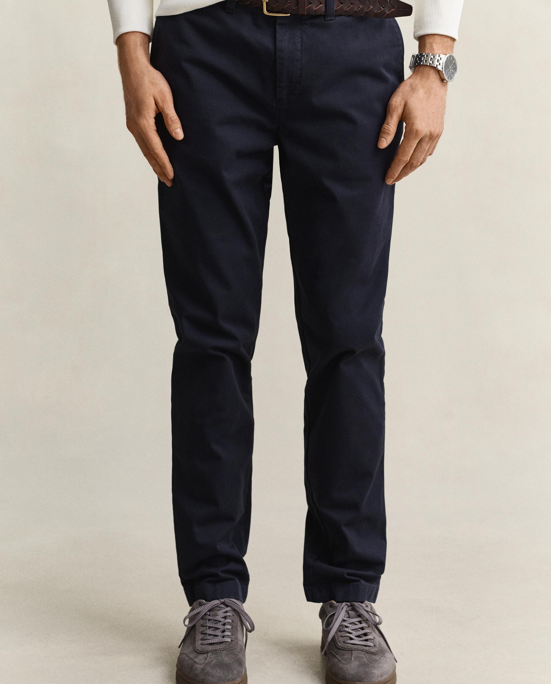 Chinos de hombre slim confort - Gant - Azul Azul-2