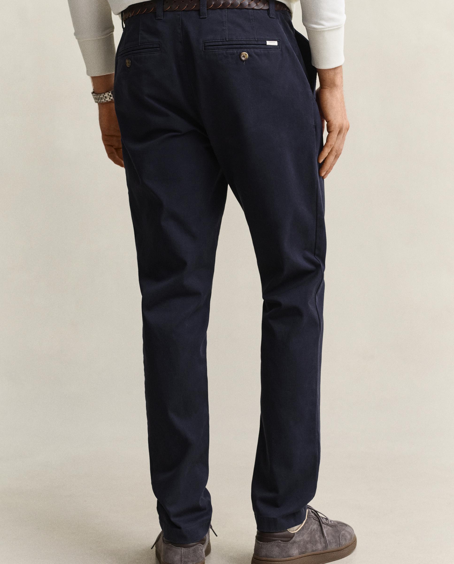 Chinos de hombre slim confort - Gant - Azul Azul-3