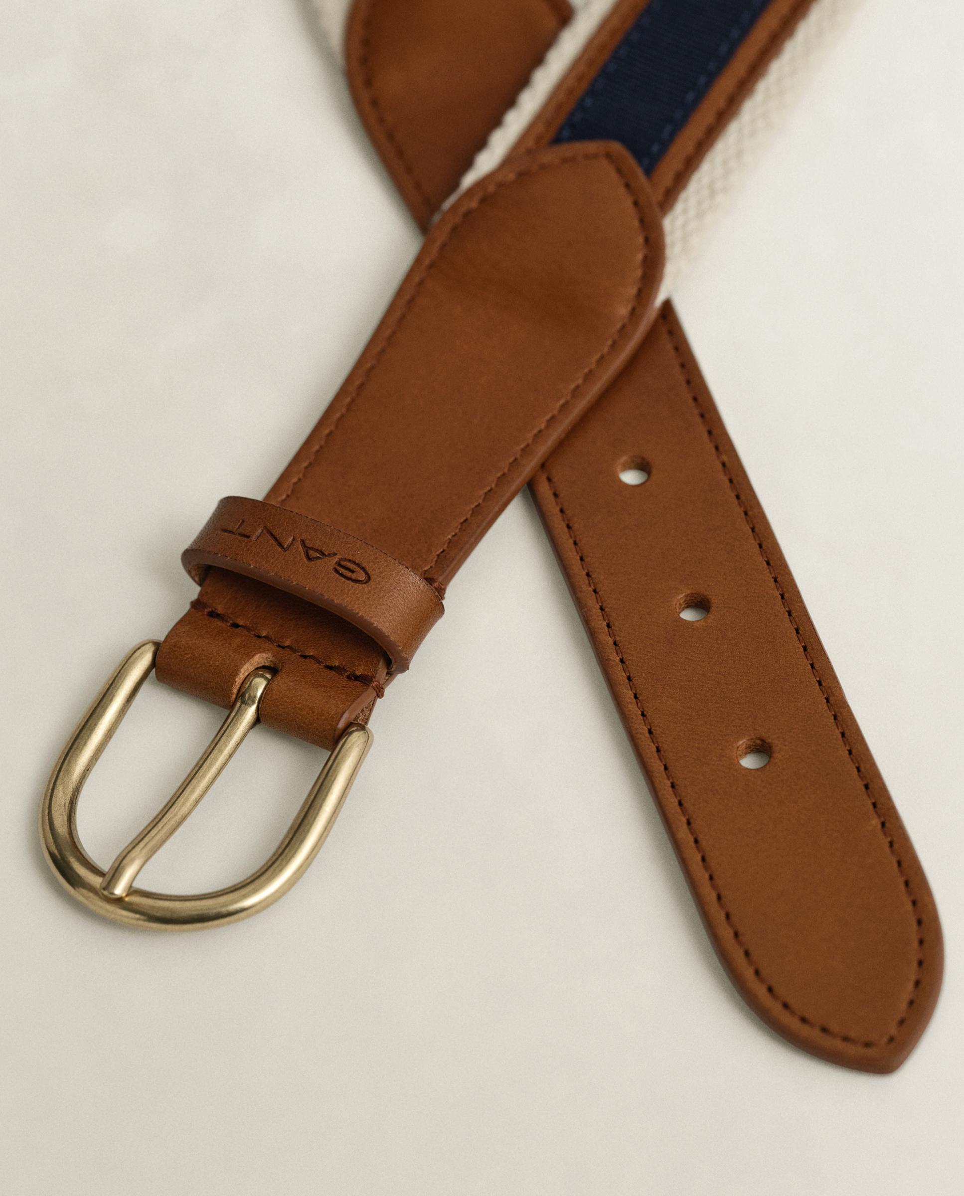 Cinturón de hombre de tela con cierre de hebilla - Gant - Azul Azul-2