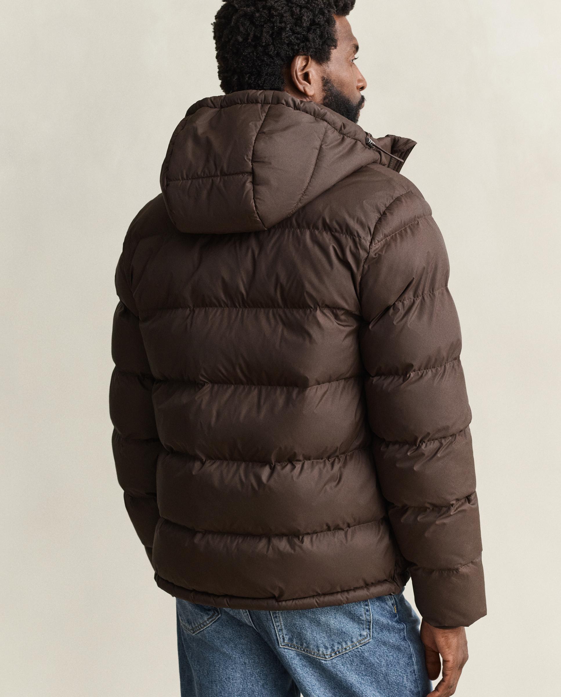 Plumifero de hombre impermeable con capucha - Gant - Marrón Marrón-3