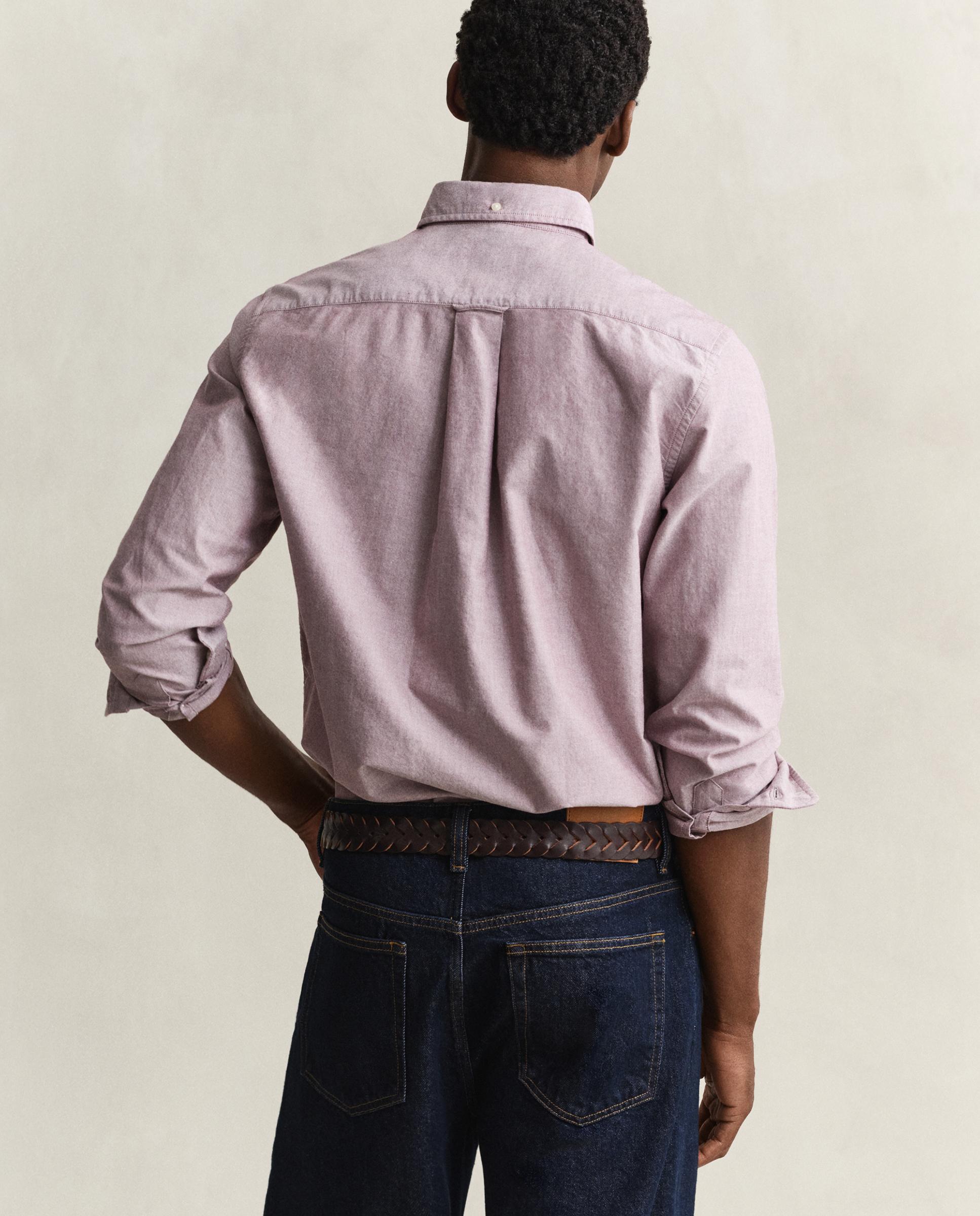 Camisa de hombre Oxford clásica Regular Fit - Gant - Granate Granate-3