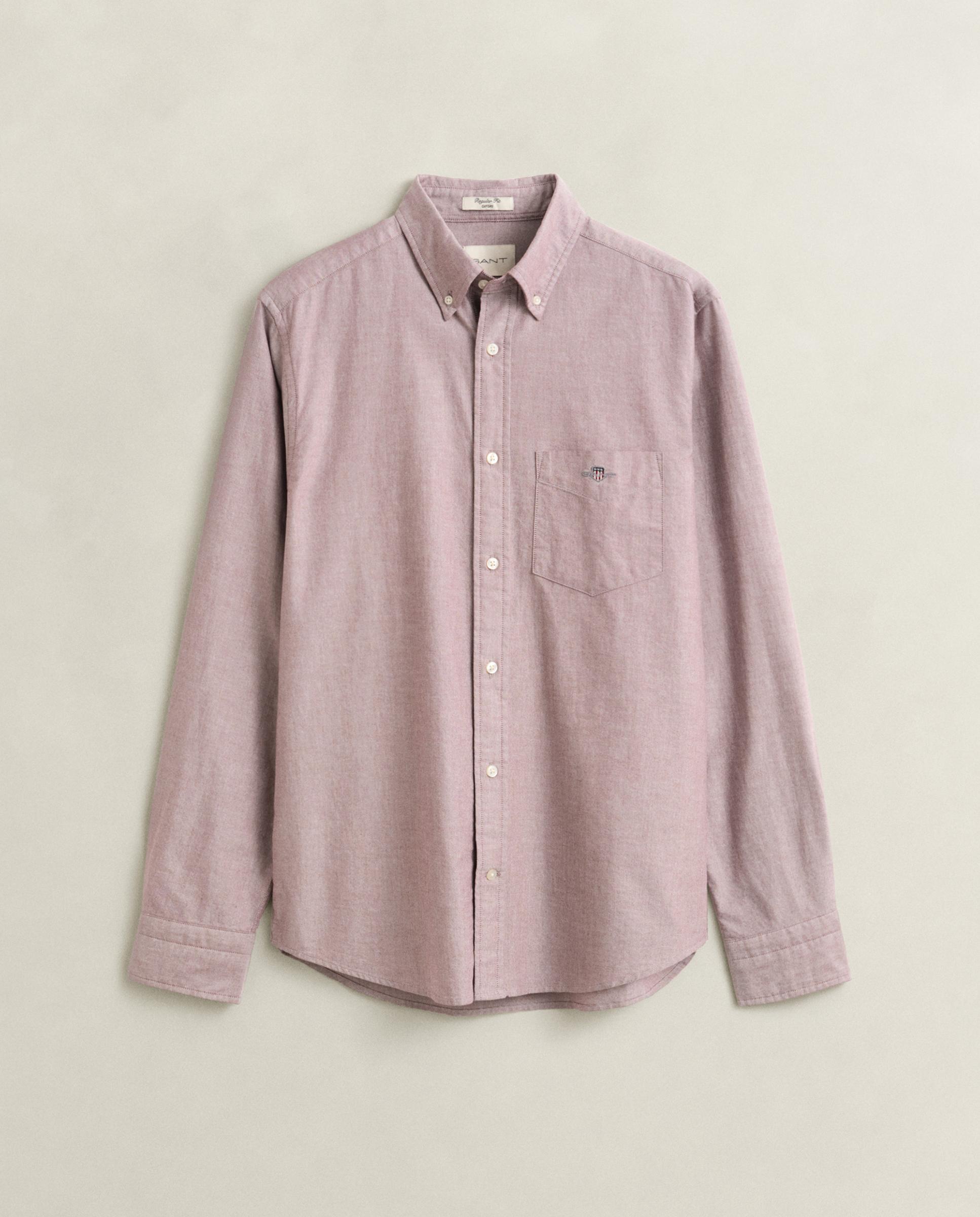 Camisa de hombre Oxford clásica Regular Fit - Gant - Granate Granate-5