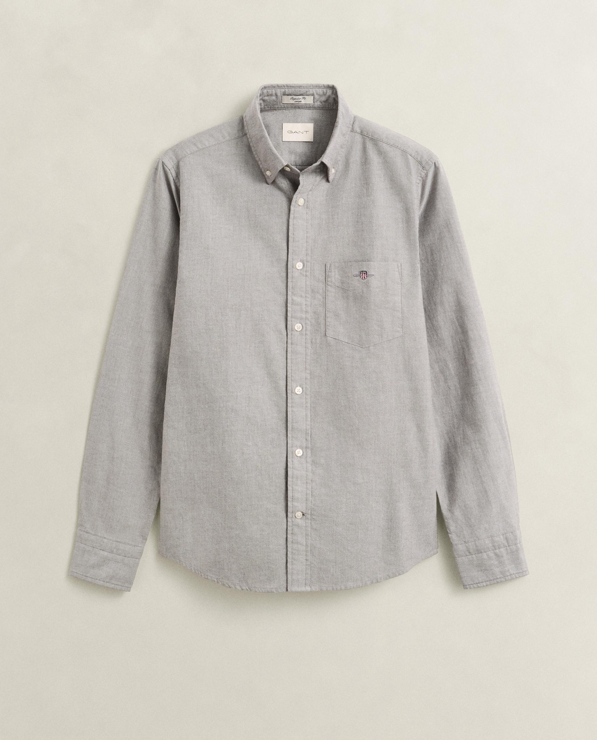 Camisa de hombre Oxford clásica Regular Fit - Gant - Gris Gris-1