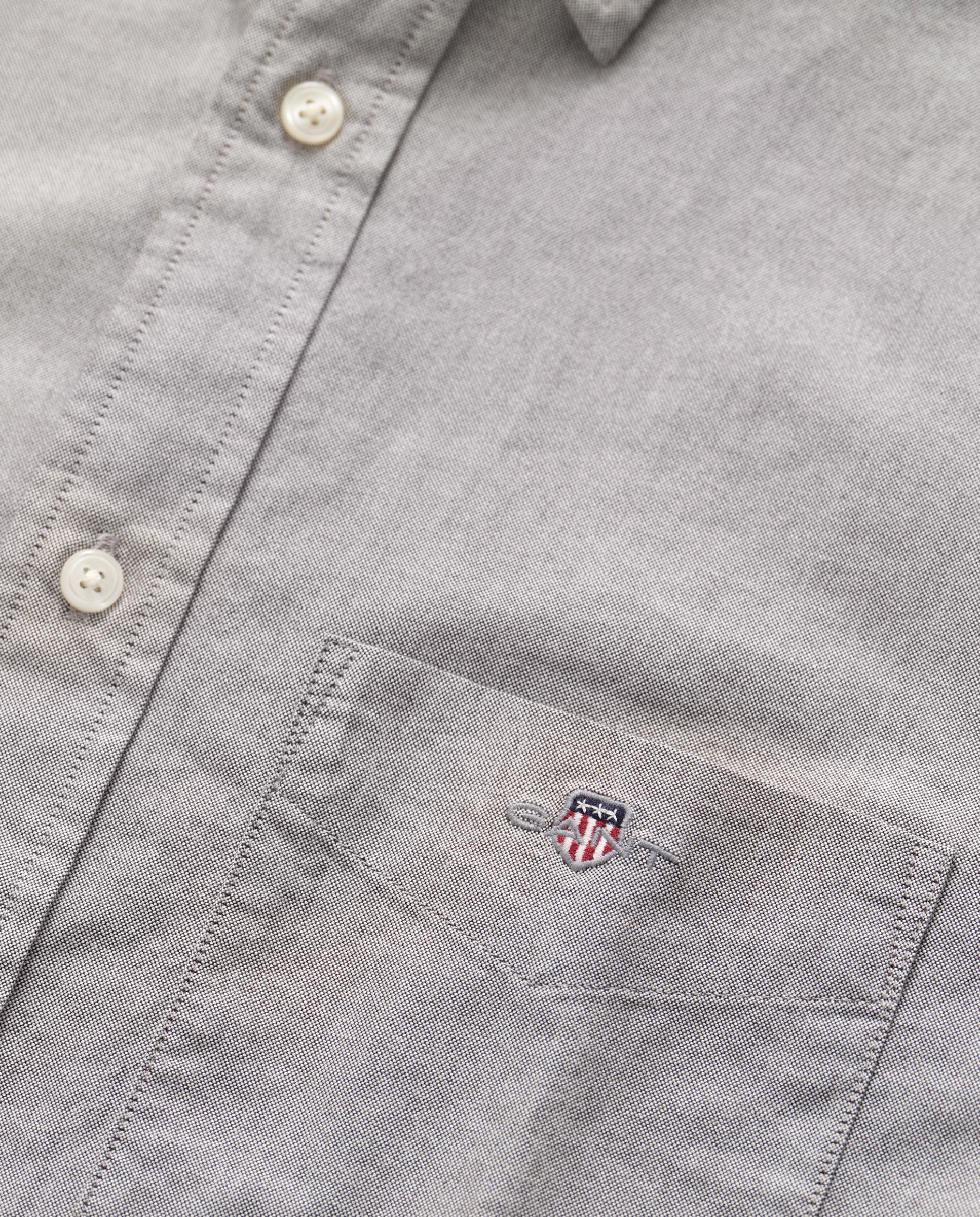 Camisa de hombre Oxford clásica Regular Fit - Gant - Gris Gris-2