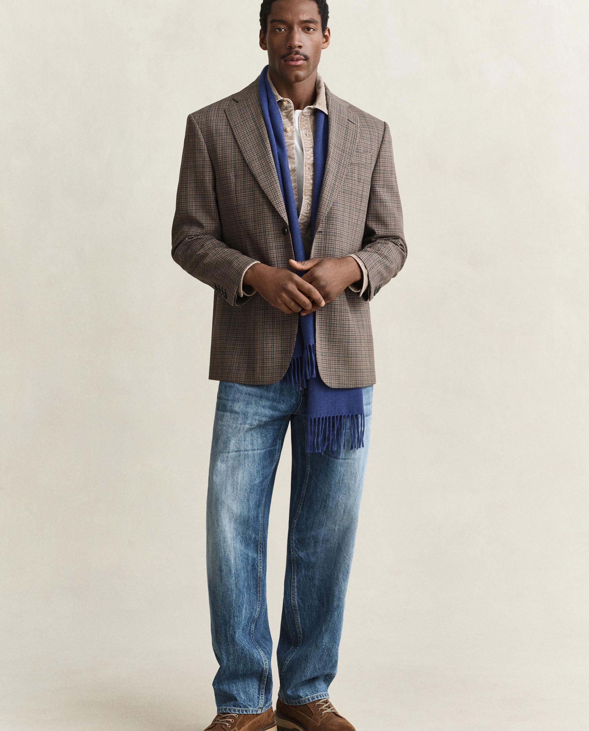 Camisa de hombre en pana con bolsillo en el pecho - Gant - Topo Topo-2