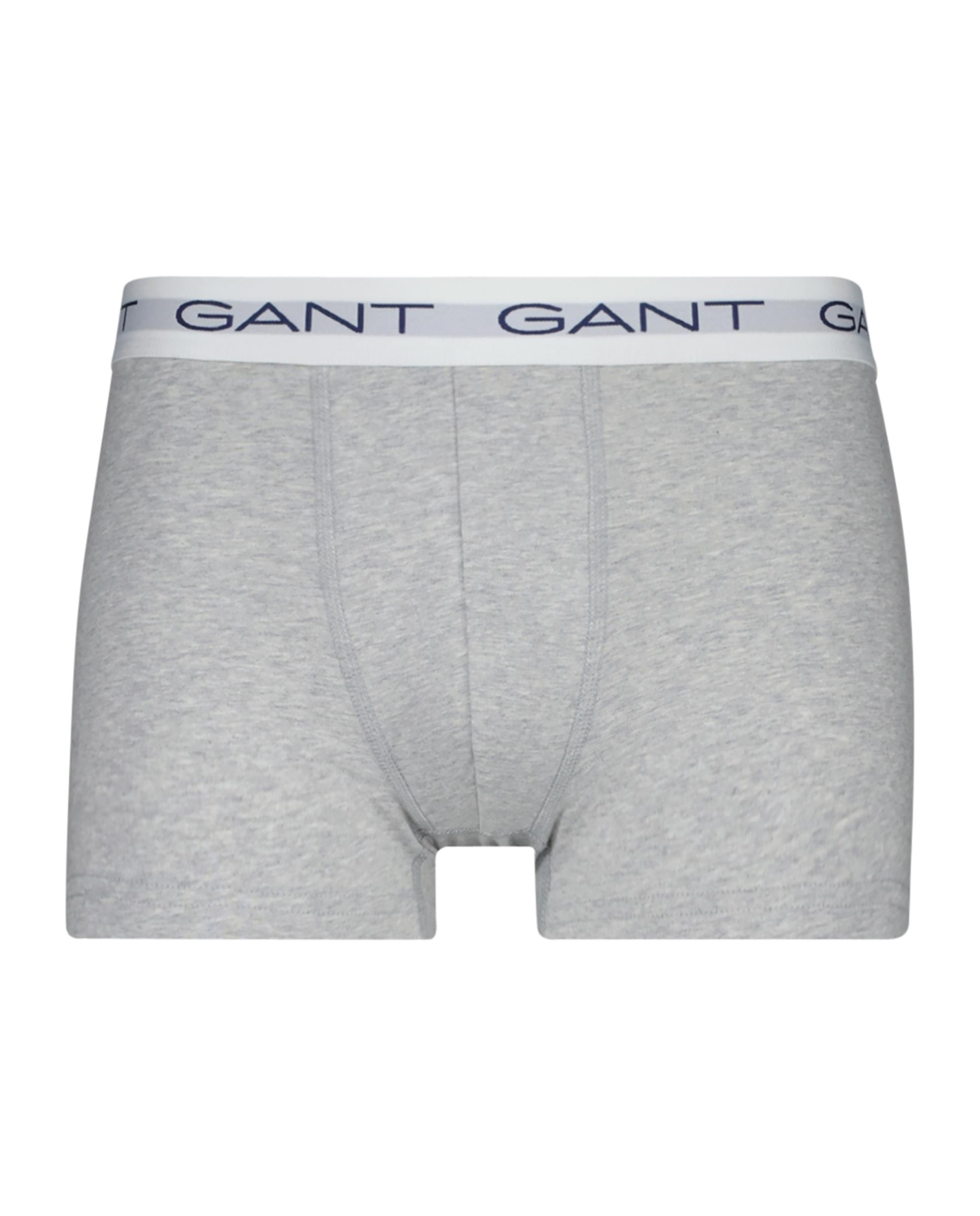Pack de tres boxer de punto de hombre de algodón elásticos - Gant - Blanco Blanco-3
