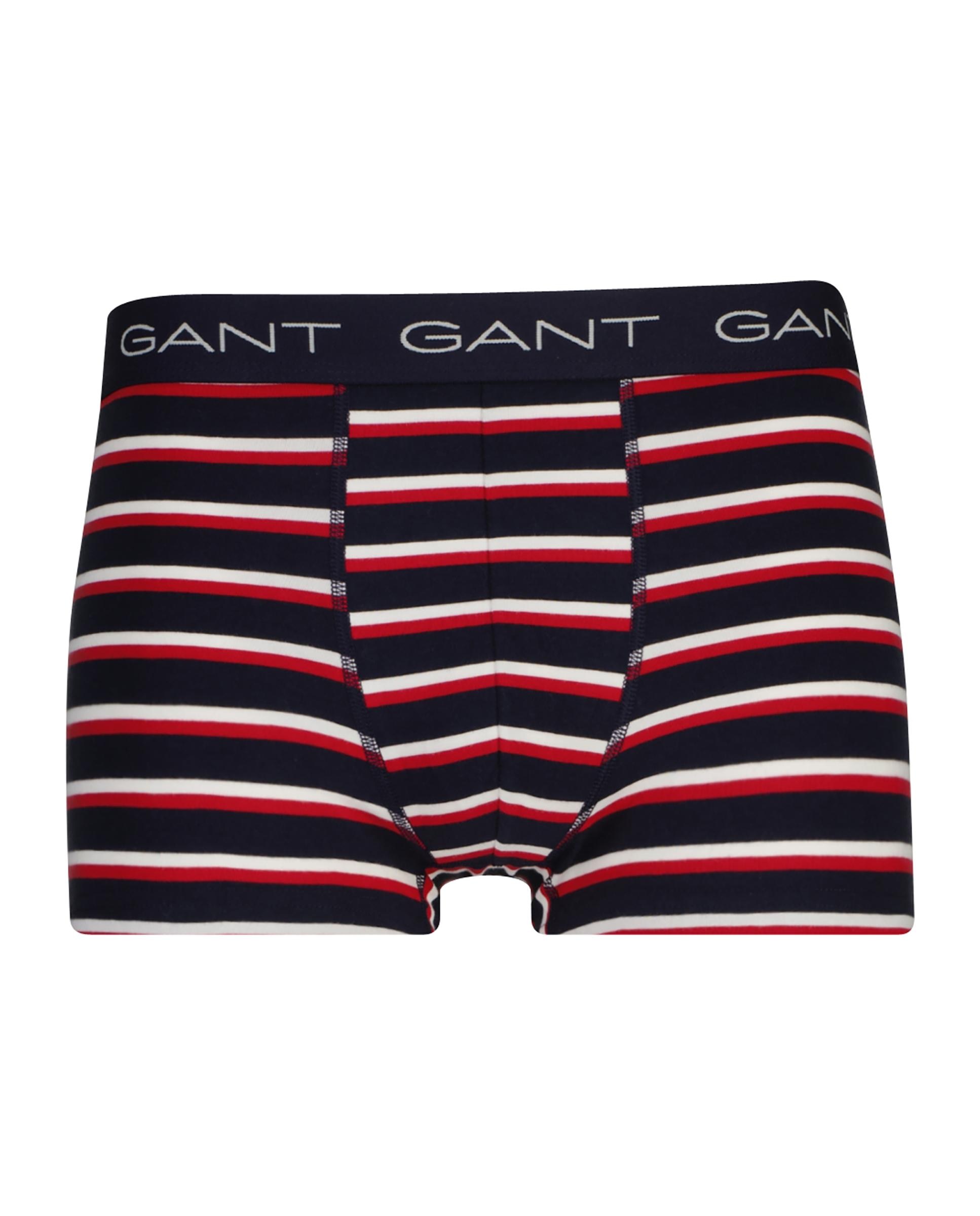 Pack de tres bóxers de punto de hombre elásticos de rayas - Gant - Rojo Rojo-1
