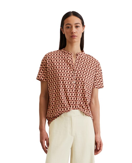 Imagen 0 de Blusa de mujer de manga corta con estampado
