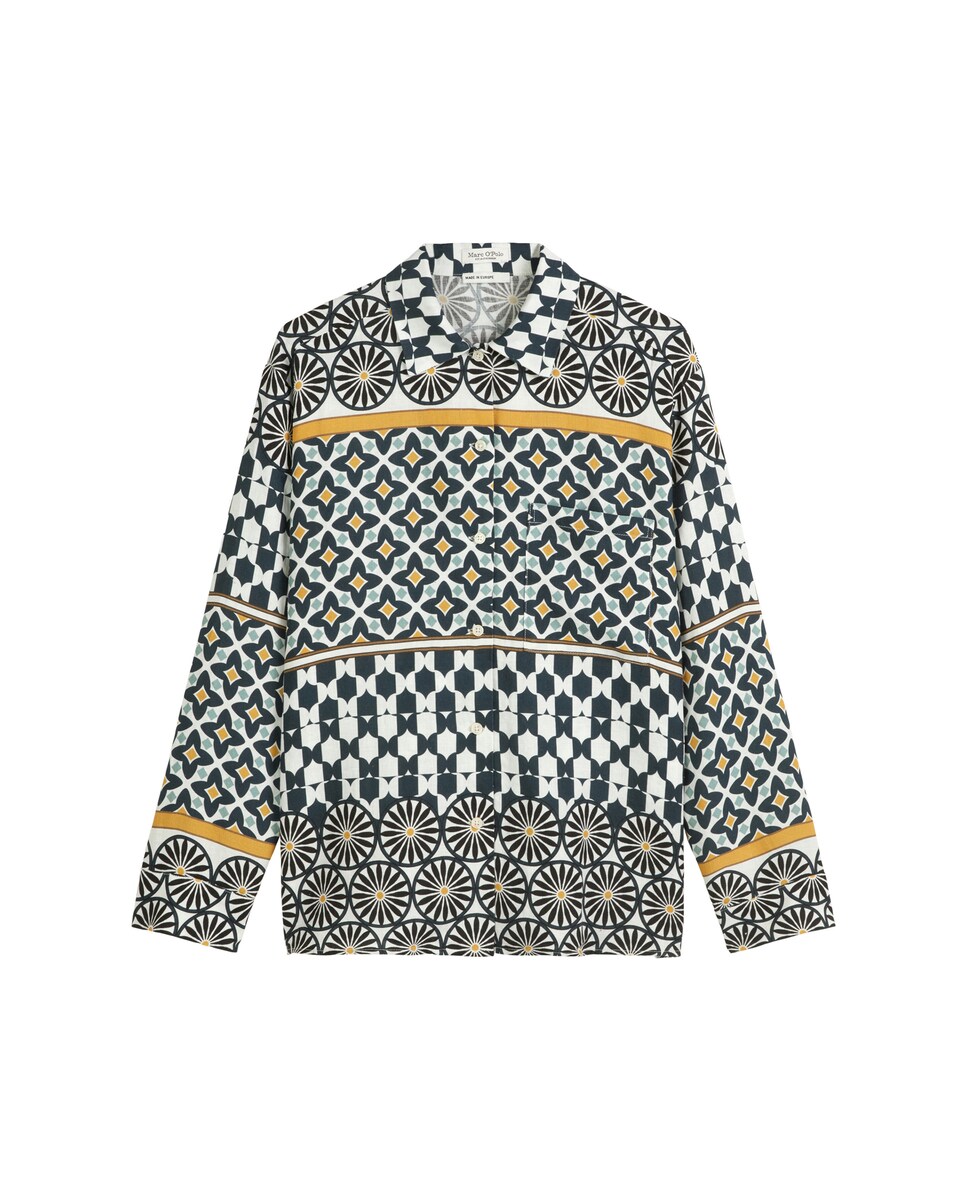 Camisa de mujer regular de lino estampada · MARC O'POLO · El Corte