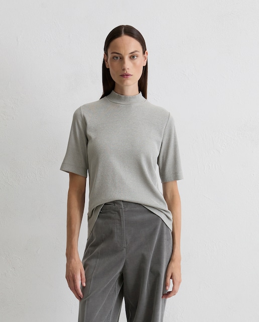 Imagen 0 de Camiseta de mujer regular con hilo de purpurina