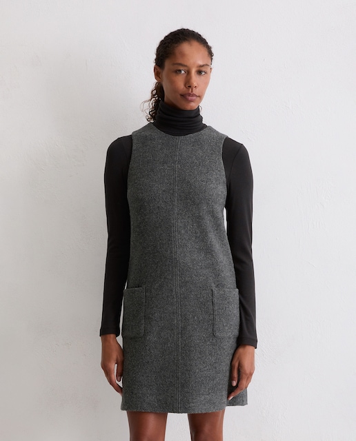 Imagen 0 de Minivestido recto de lana hervida