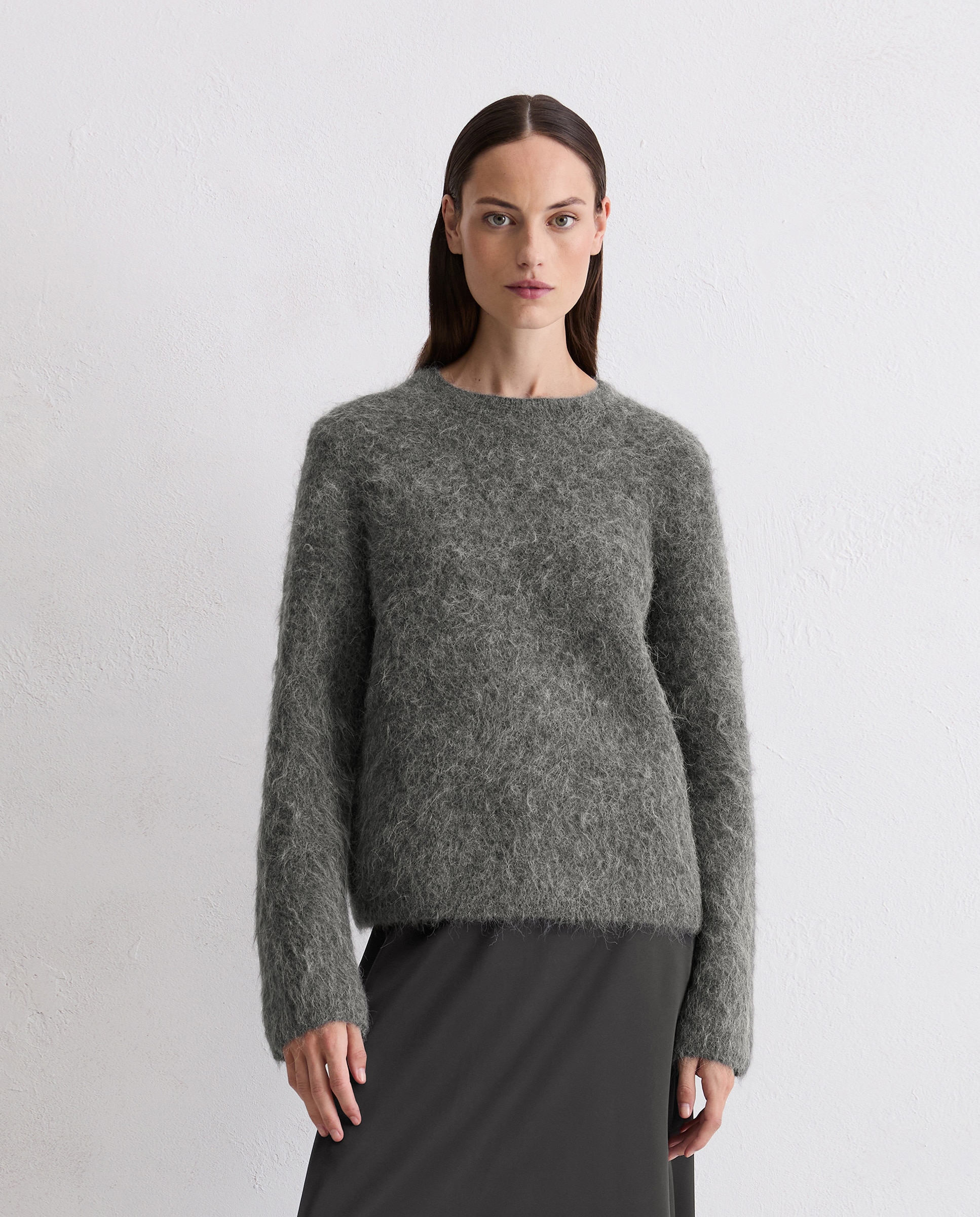 Imagen 0 de Jersey de mujer de punto regular de una acogedora mezcla de lana de alpaca