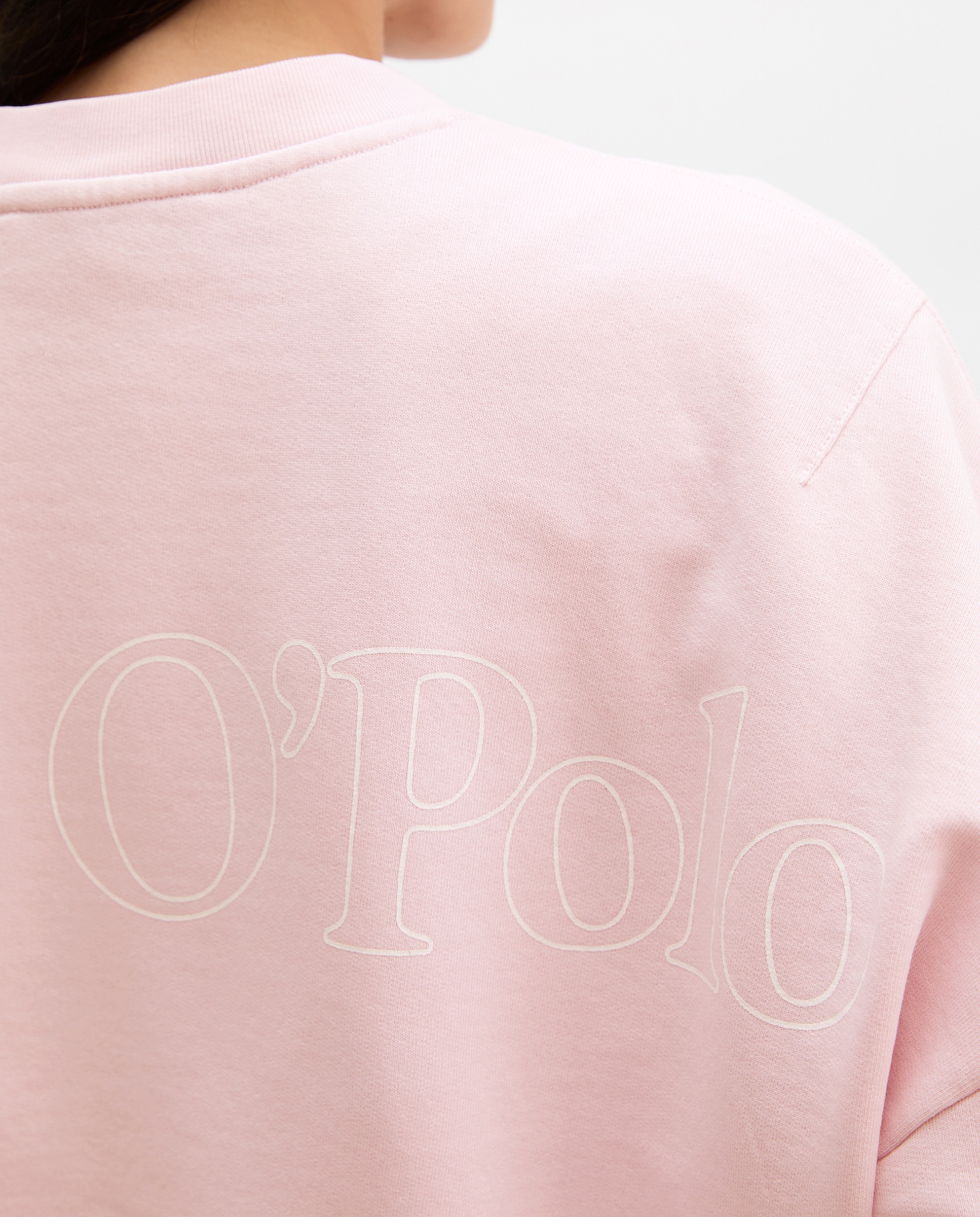 Sudadera de mujer relajada con algodón reciclado - MARC  O'POLO - Rosa claro Rosa claro-6