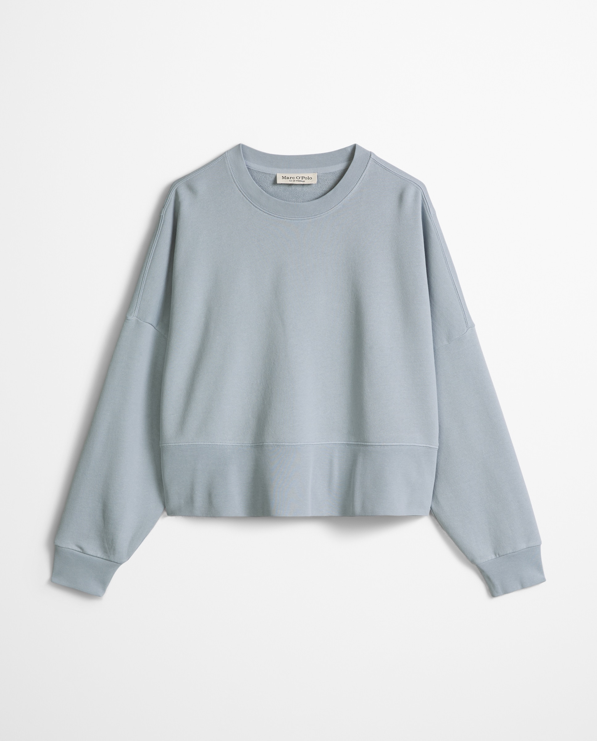 Sudadera de mujer relajada con algodón reciclado - MARC  O'POLO - Gris Gris-5
