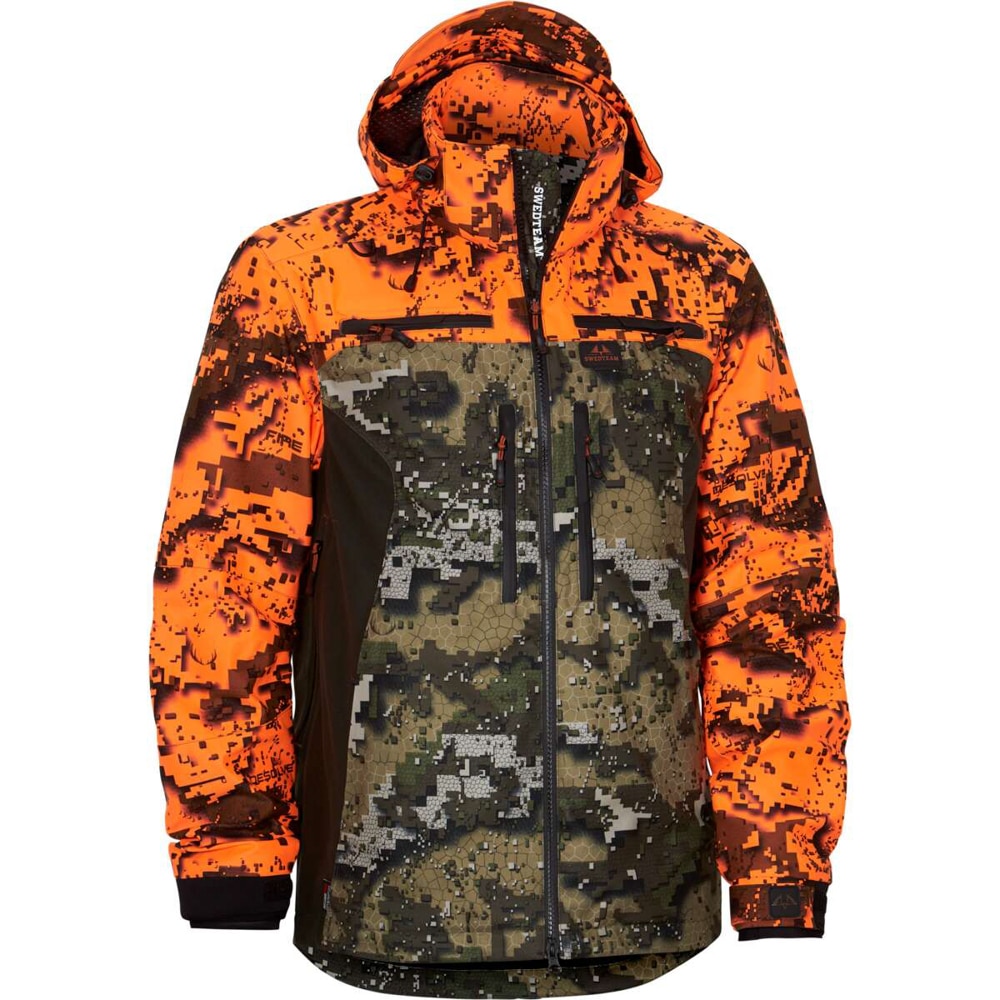 Swedteam Chaqueta de caza de hombre Ridge Pro Desolve Fire/Veil Naranja