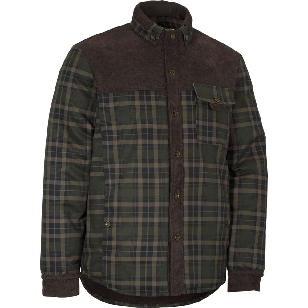Swedteam Chaqueta de caza de hombre Crest M Pile. Verde