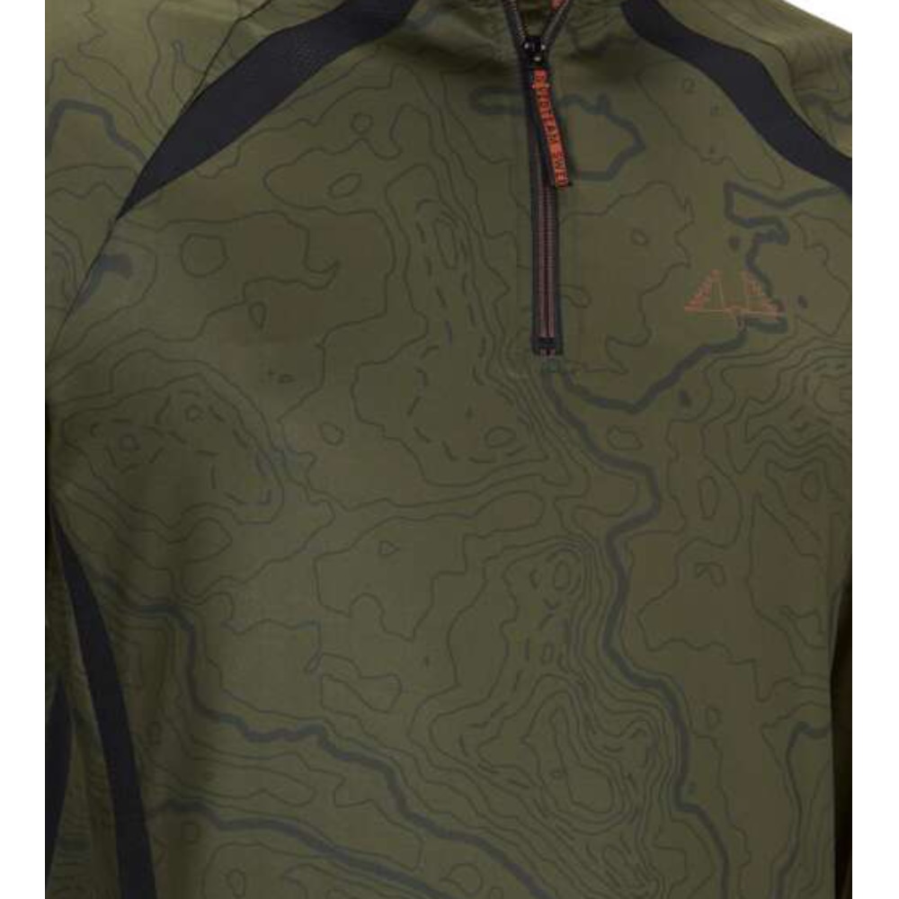 Jersey de caza de hombre Half-Zip Alpha Antibite Swedteam - Estampado Estampado-2