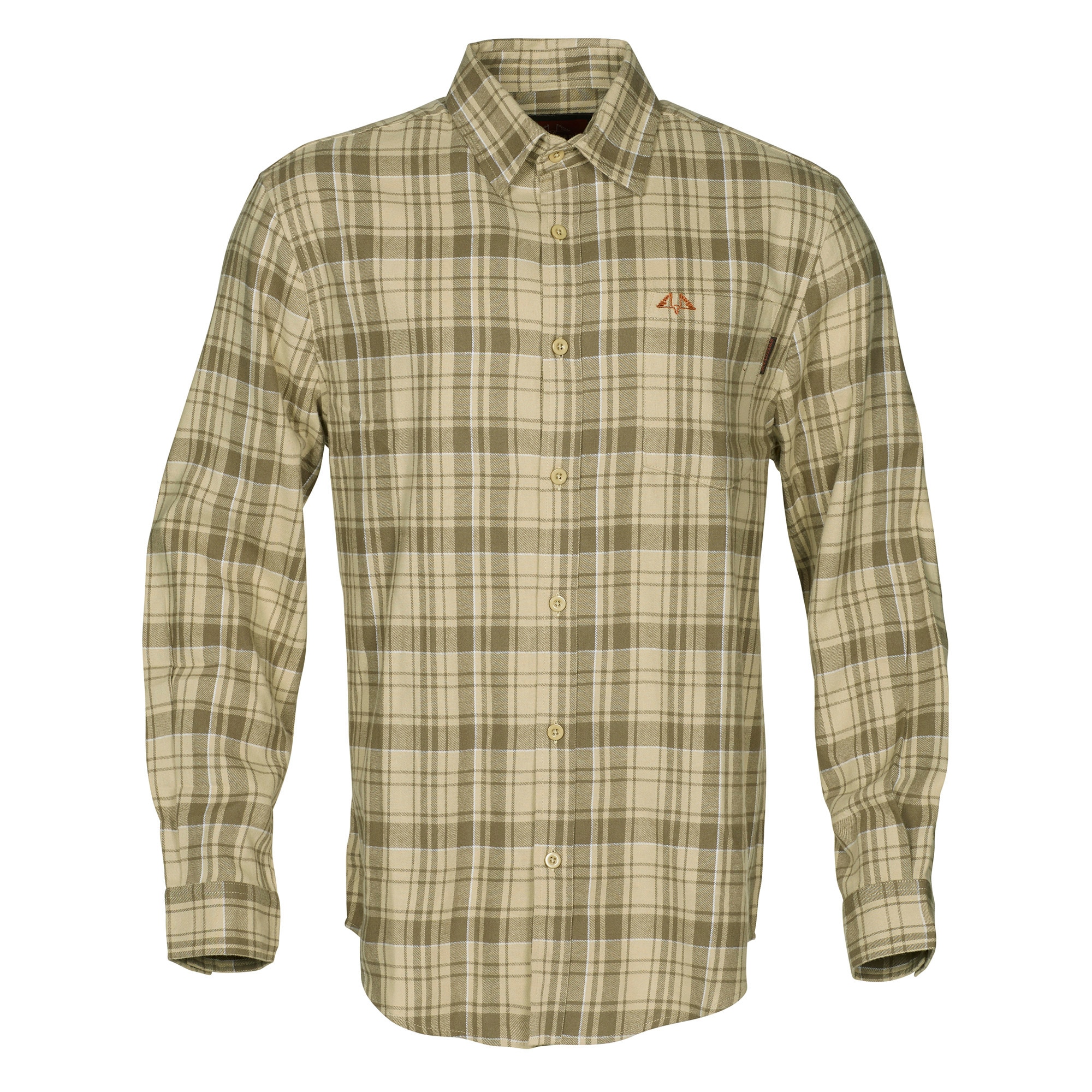 Camisa de caza de hombre de franela Ultra Swedteam - Beige Beige-2