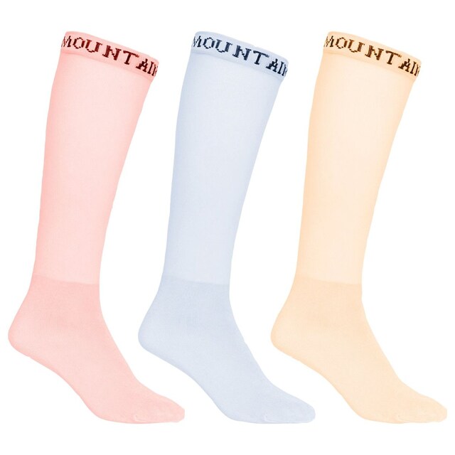 Imagen 0 de Pack de 3 pares de calcetines de equitación de mujer Pastel Competition Mountain Horse