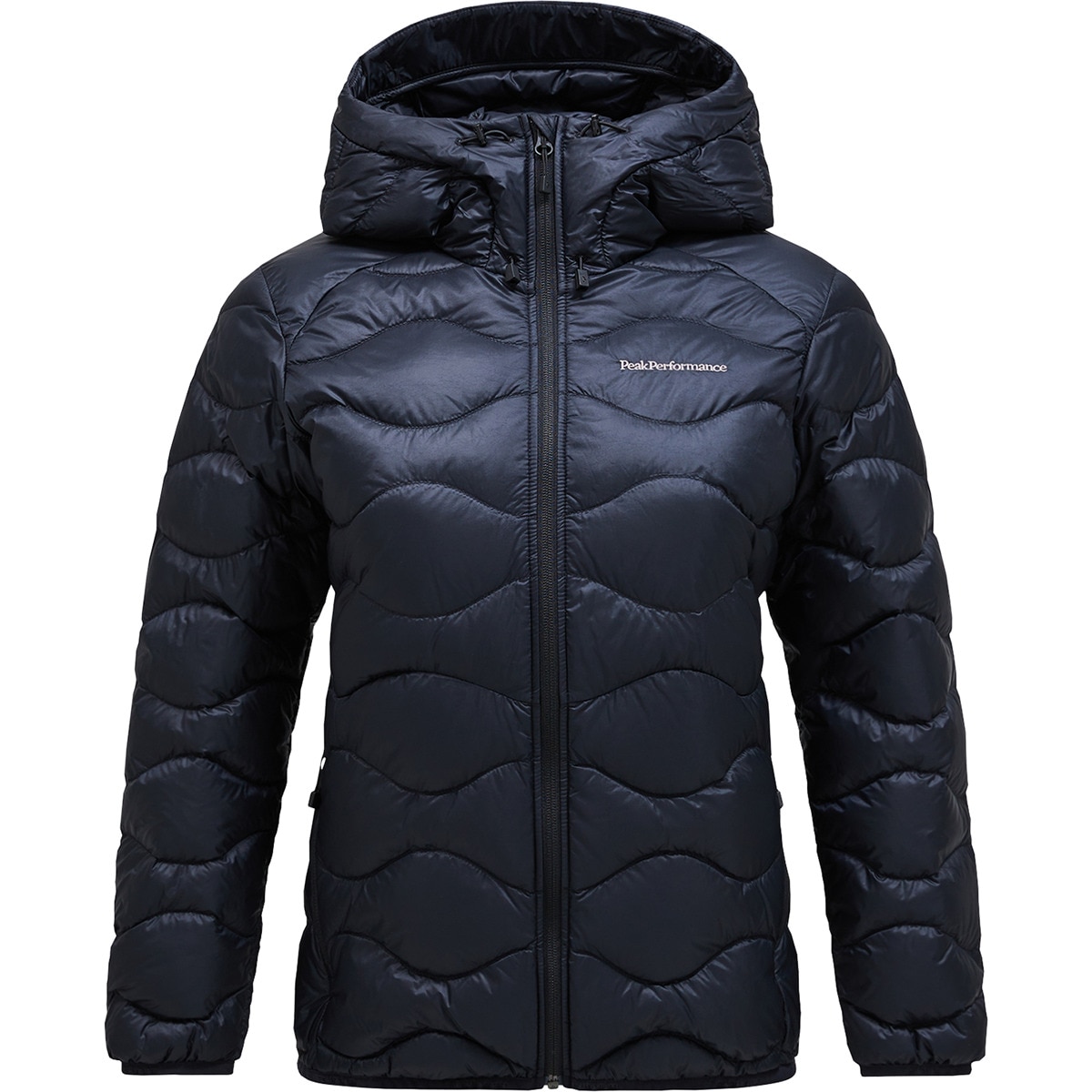 Chaqueta de esquí de mujer Helium Down Hood Peak Performanc - Negro Negro-1