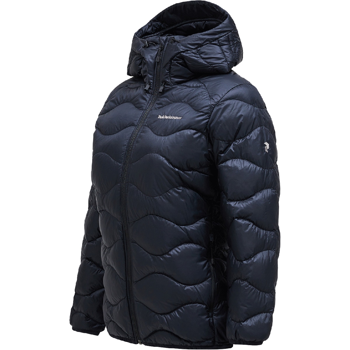 Chaqueta de esquí de mujer Helium Down Hood Peak Performanc - Negro Negro-3