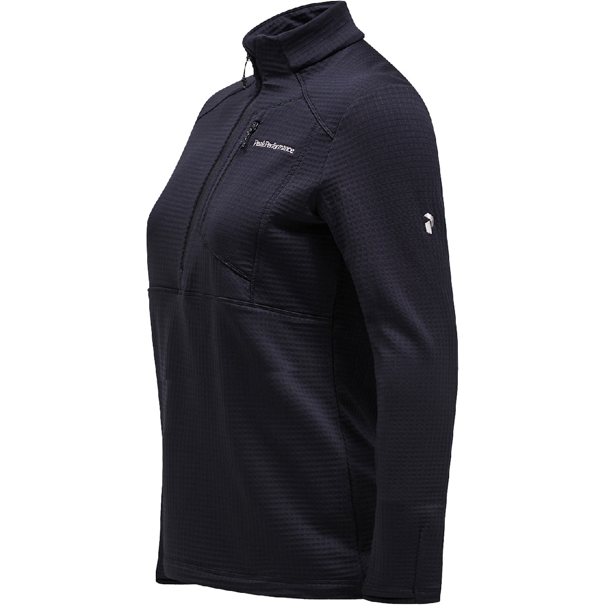 Imagen 3 de Forro polar de esquí de mujer Trail Polartec® Half Zip Peak Performanc - Negro Negro