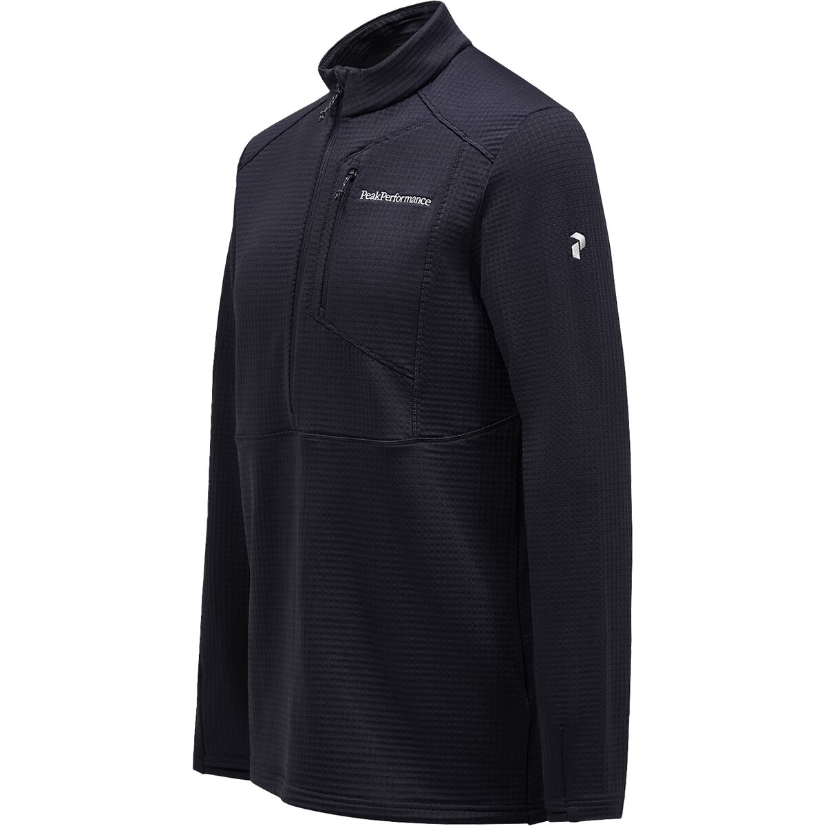 Forro polar de esquí de hombre Trail Polartec® Half Zip Peak Performanc - Negro Negro-3