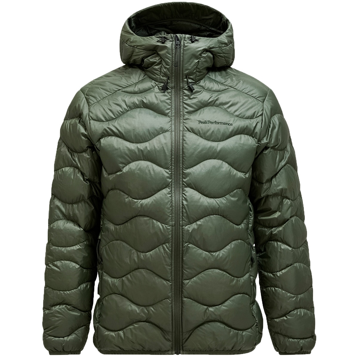 Chaqueta de esquí de hombre Helium Down Hood Peak Performanc - Verde Oliva Verde Oliva-1