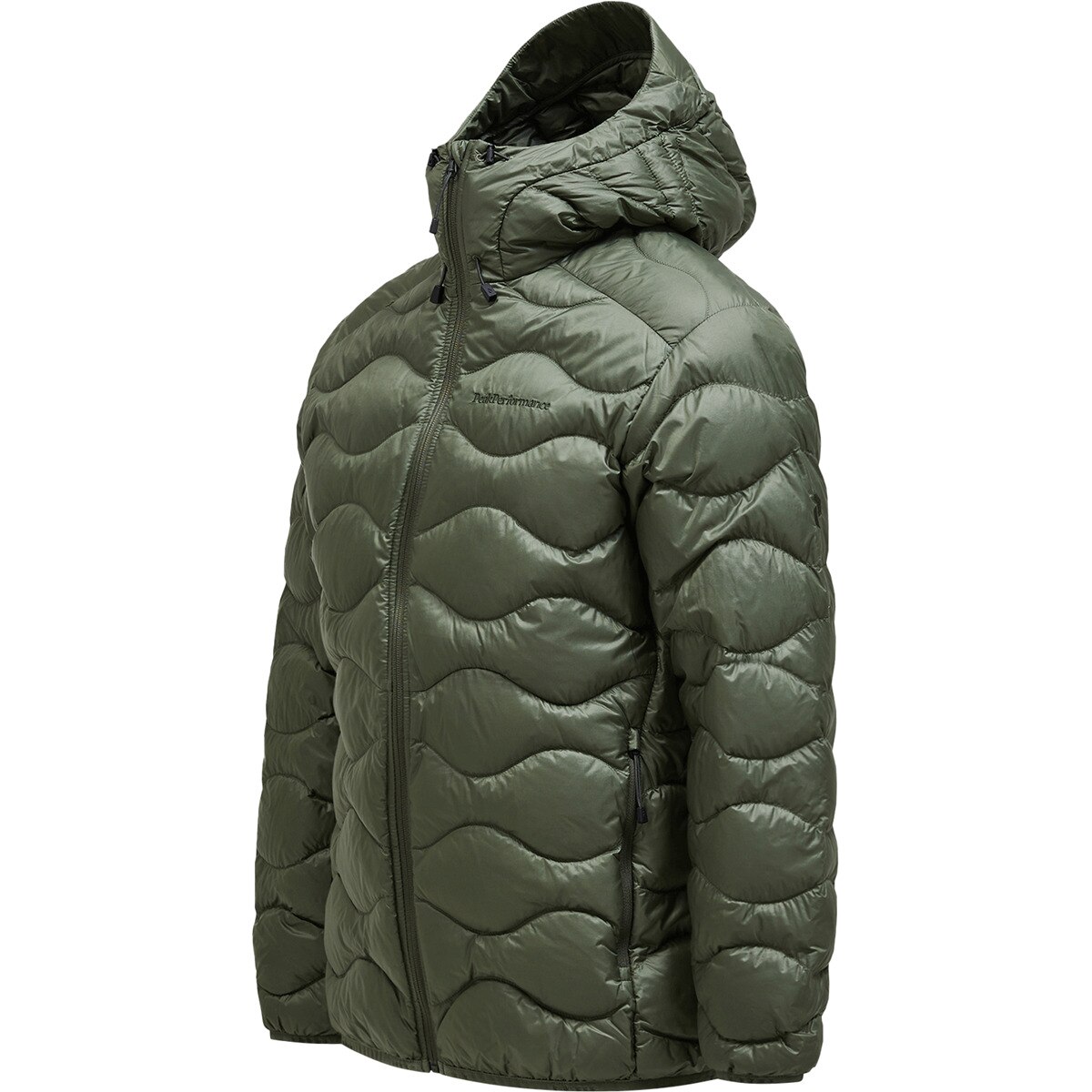 Chaqueta de esquí de hombre Helium Down Hood Peak Performanc - Verde Oliva Verde Oliva-3