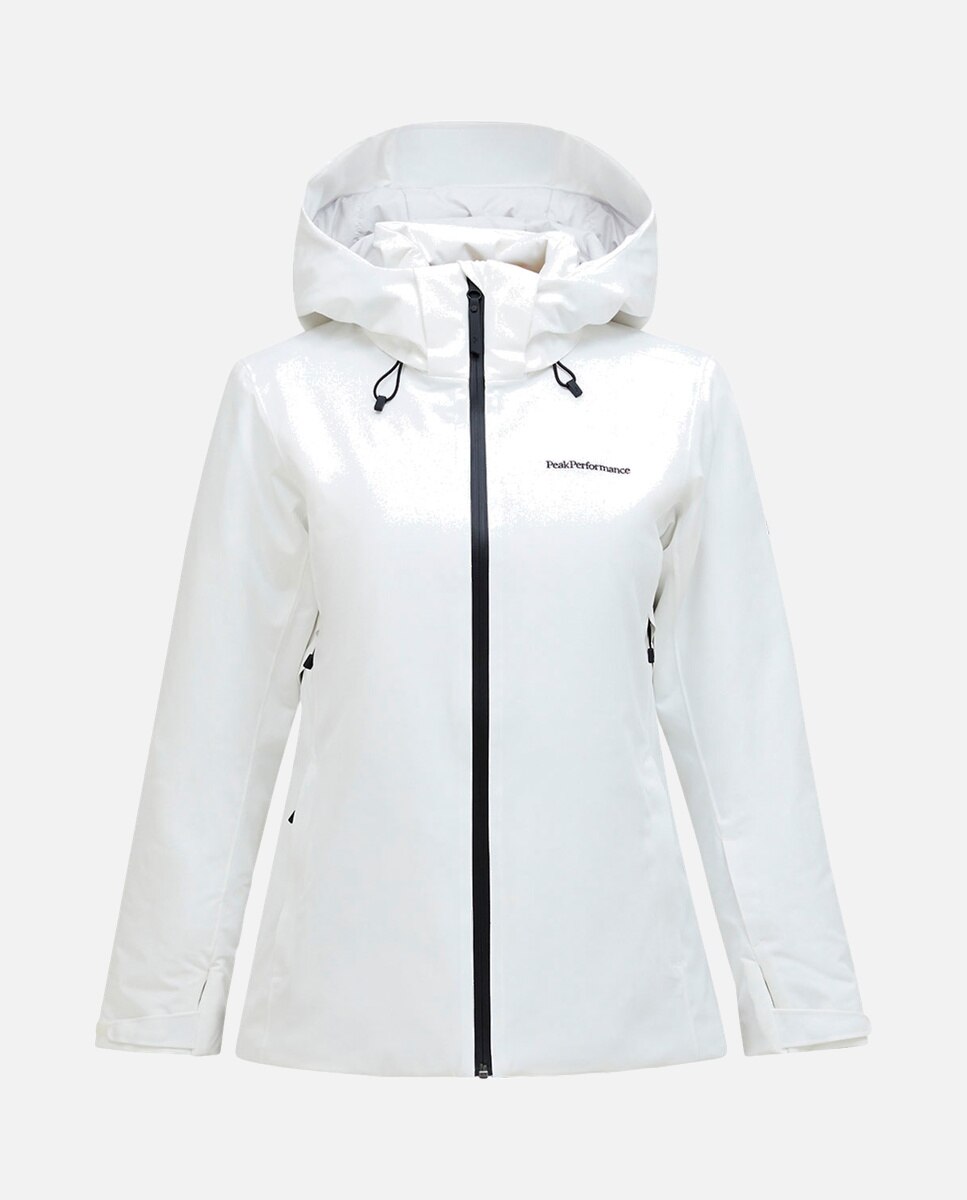 Chaqueta de esquí de mujer Anima 2L Ins Shell Peak Performanc - Blanco Blanco-1
