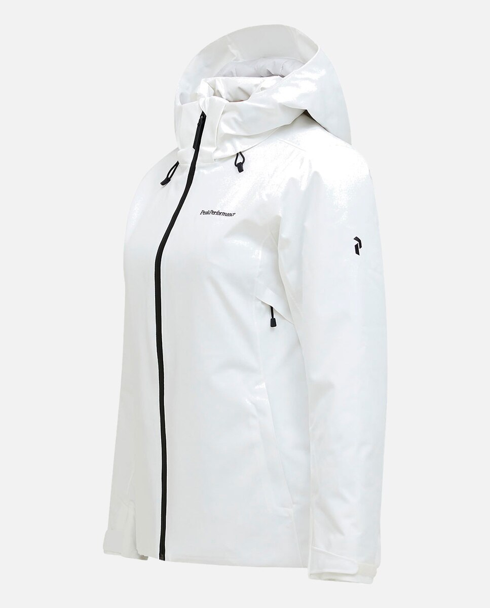 Chaqueta de esquí de mujer Anima 2L Ins Shell Peak Performanc - Blanco Blanco-3