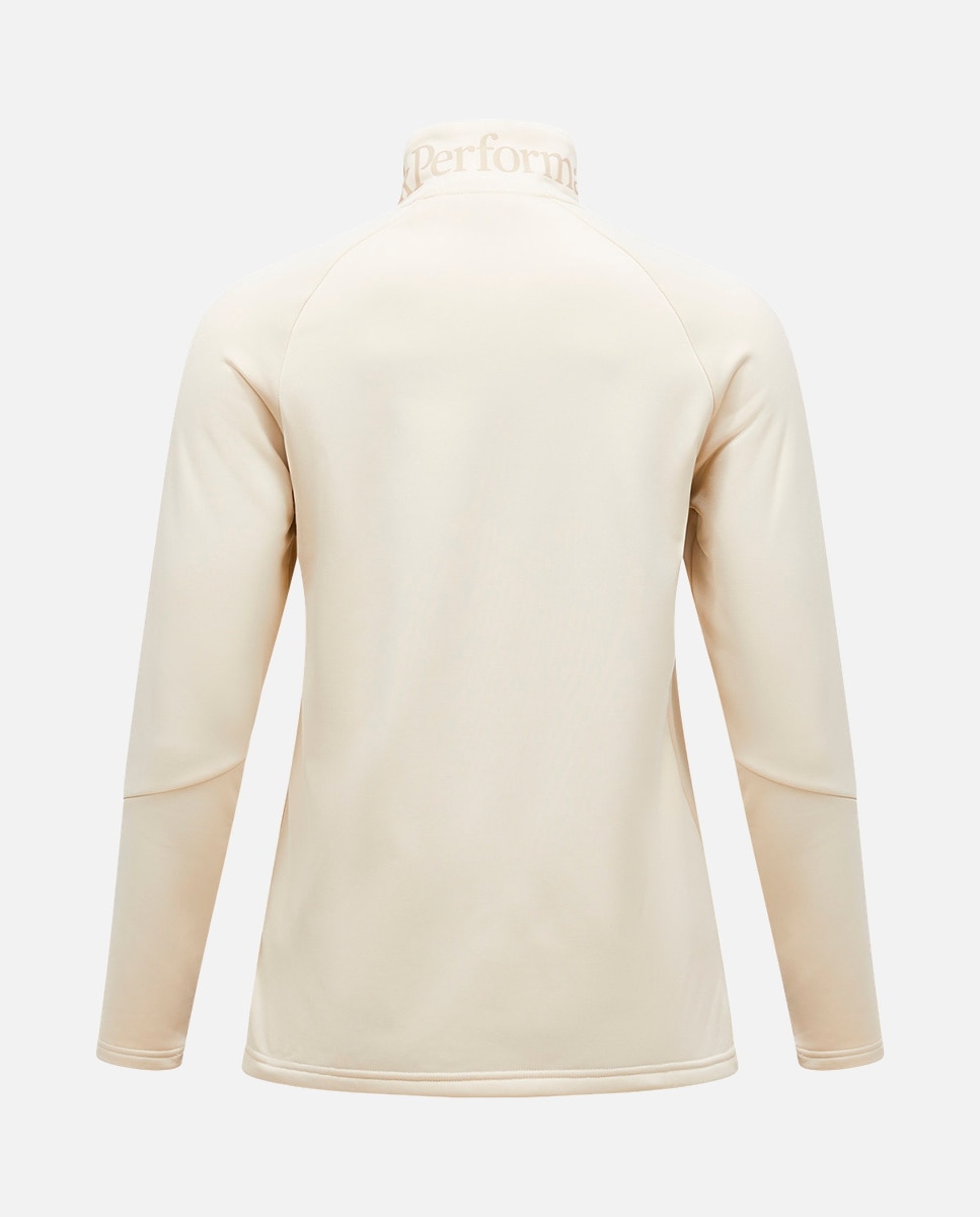 Forro polar de esquí de mujer Rider Essenti Midlyr Zip Peak Performance - Marrón Marrón-2