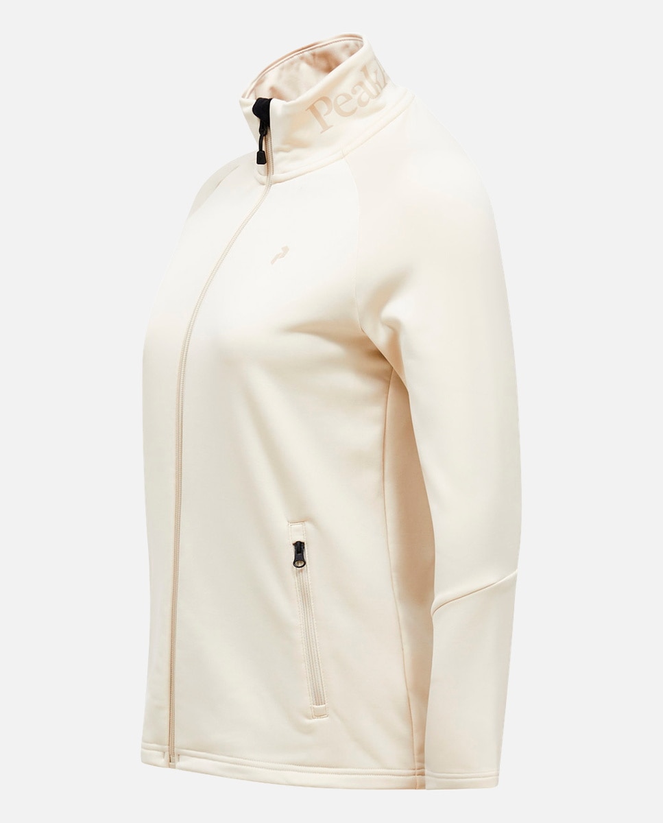 Forro polar de esquí de mujer Rider Essenti Midlyr Zip Peak Performance - Marrón Marrón-3