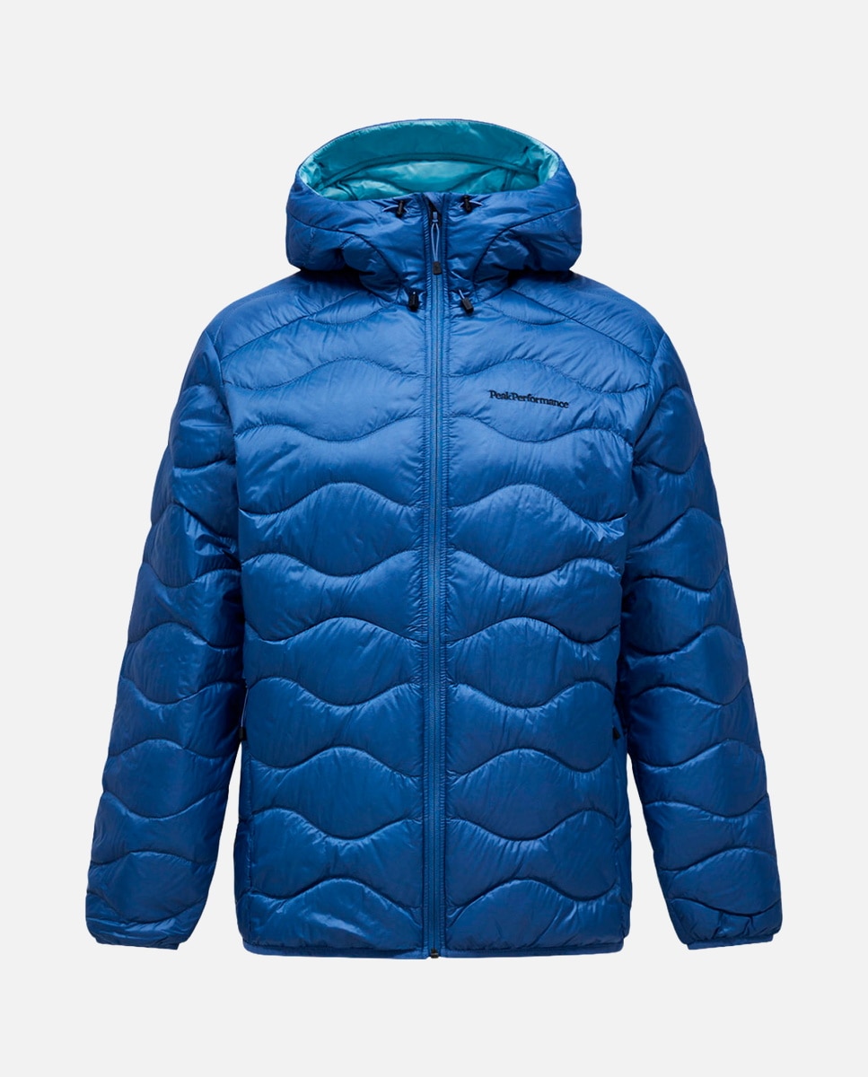 Peak Performance Chaqueta de esquí de hombre Helium Down Hood Peak Performanc Azul
