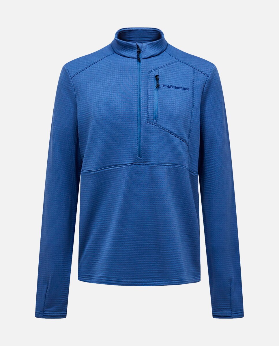 Imagen 0 de Forro polar de esquí de hombre Trail Polartec® Half Zip Peak Performanc Azul