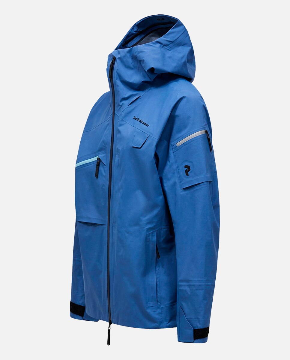 Chaqueta de hombre Alpine Gore-Tex 3L Peak Perfomance - Azul Azul-3