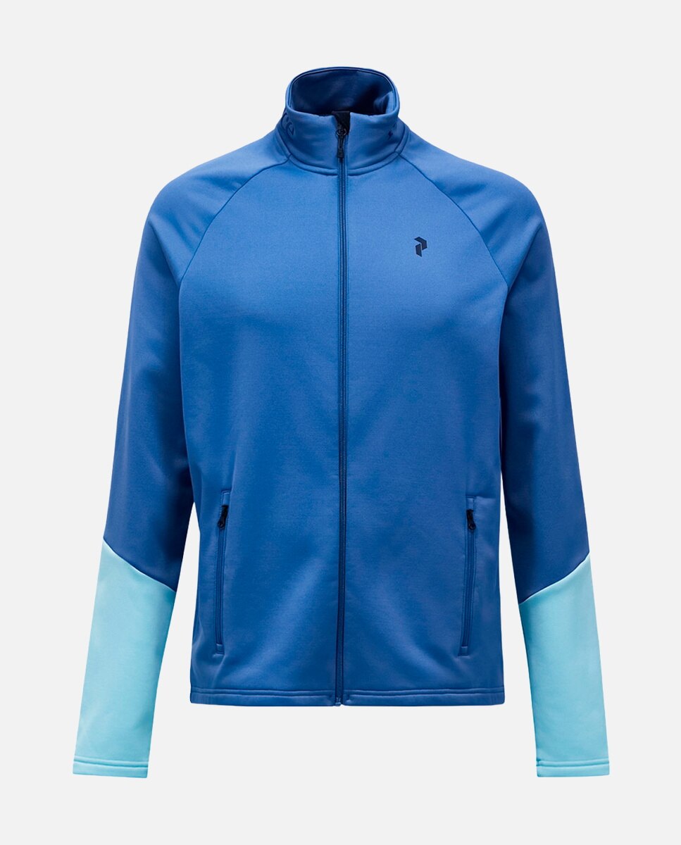 Capa intermedia de hombre Rider Essentials Zip Peak Performance - Azul Azul-1