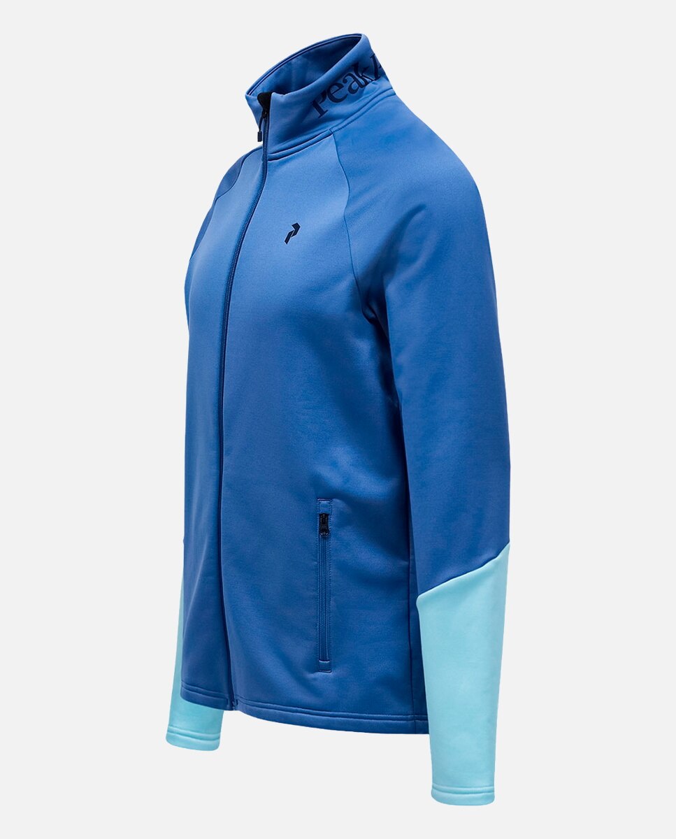 Capa intermedia de hombre Rider Essentials Zip Peak Performance - Azul Azul-3
