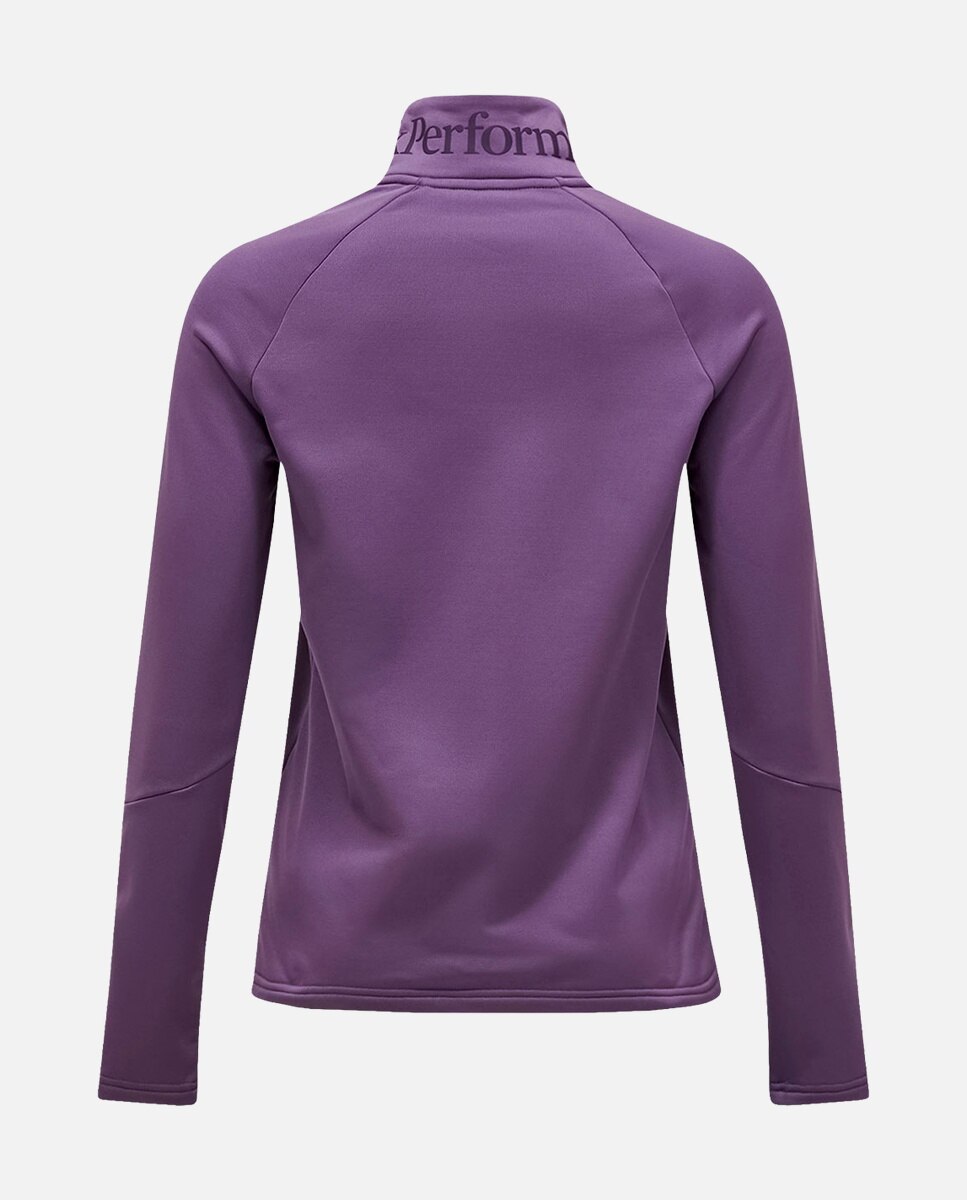 Forro polar de esquí de mujer Rider Essenti Midlyr Zip Peak Performance - Morado Morado-2