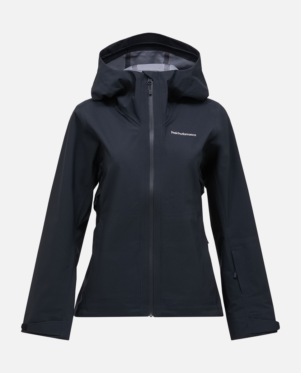 Chaqueta de esquí de mujer Anima HIPE® 3L Shell Peak Performance - Negro Negro-1