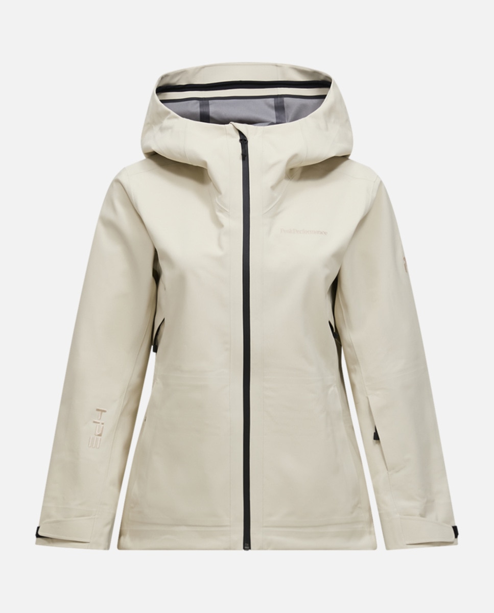 Chaqueta de esquí de mujer Anima HIPE® 3L Shell Peak Performance - Marrón Marrón-1