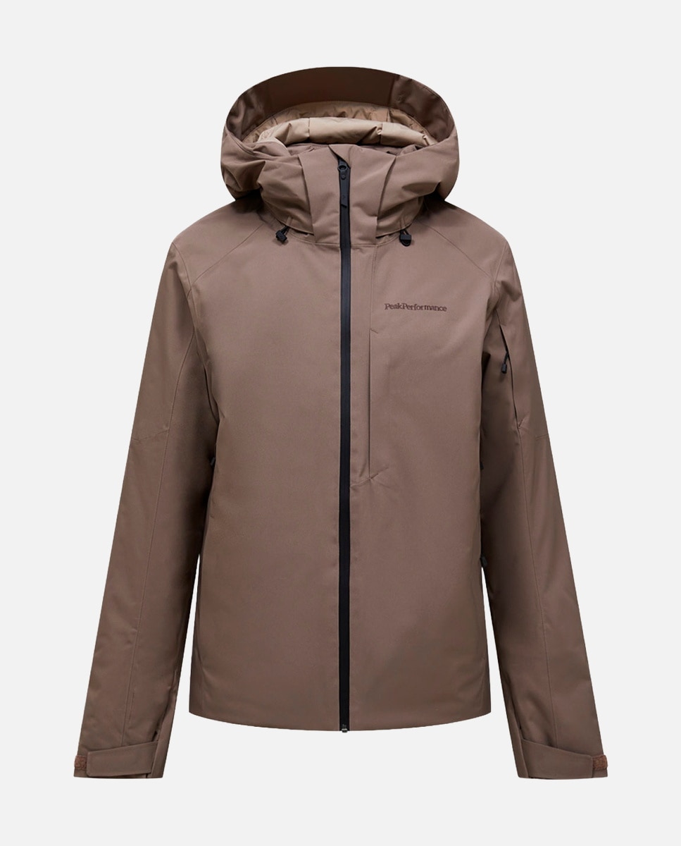 Chaqueta de esquí de hombre Maroon 2L Ins Shell Peak Performanc - Natural Natural-1