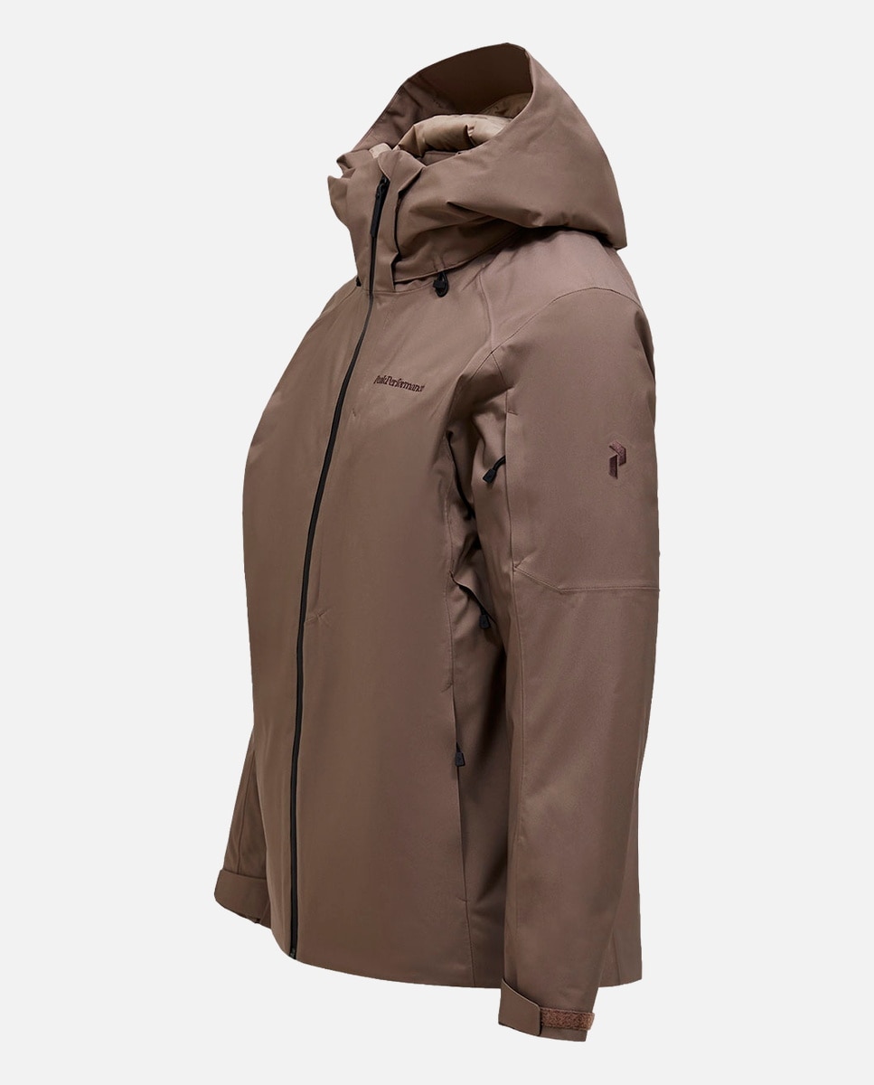 Chaqueta de esquí de hombre Maroon 2L Ins Shell Peak Performanc - Natural Natural-3