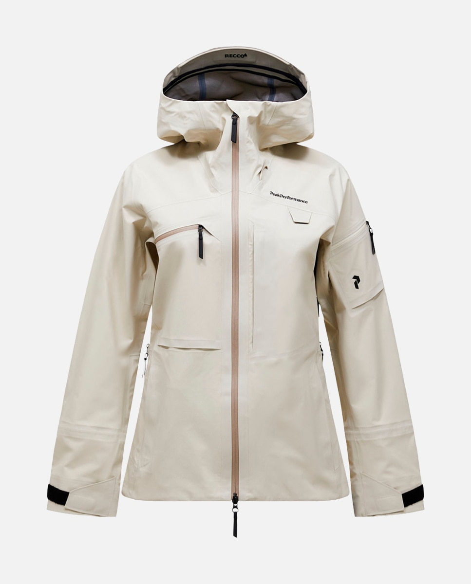 Peak Performance Chaqueta de esquí de mujer Alpine GT 3L Shell Peak Performanc Marrón