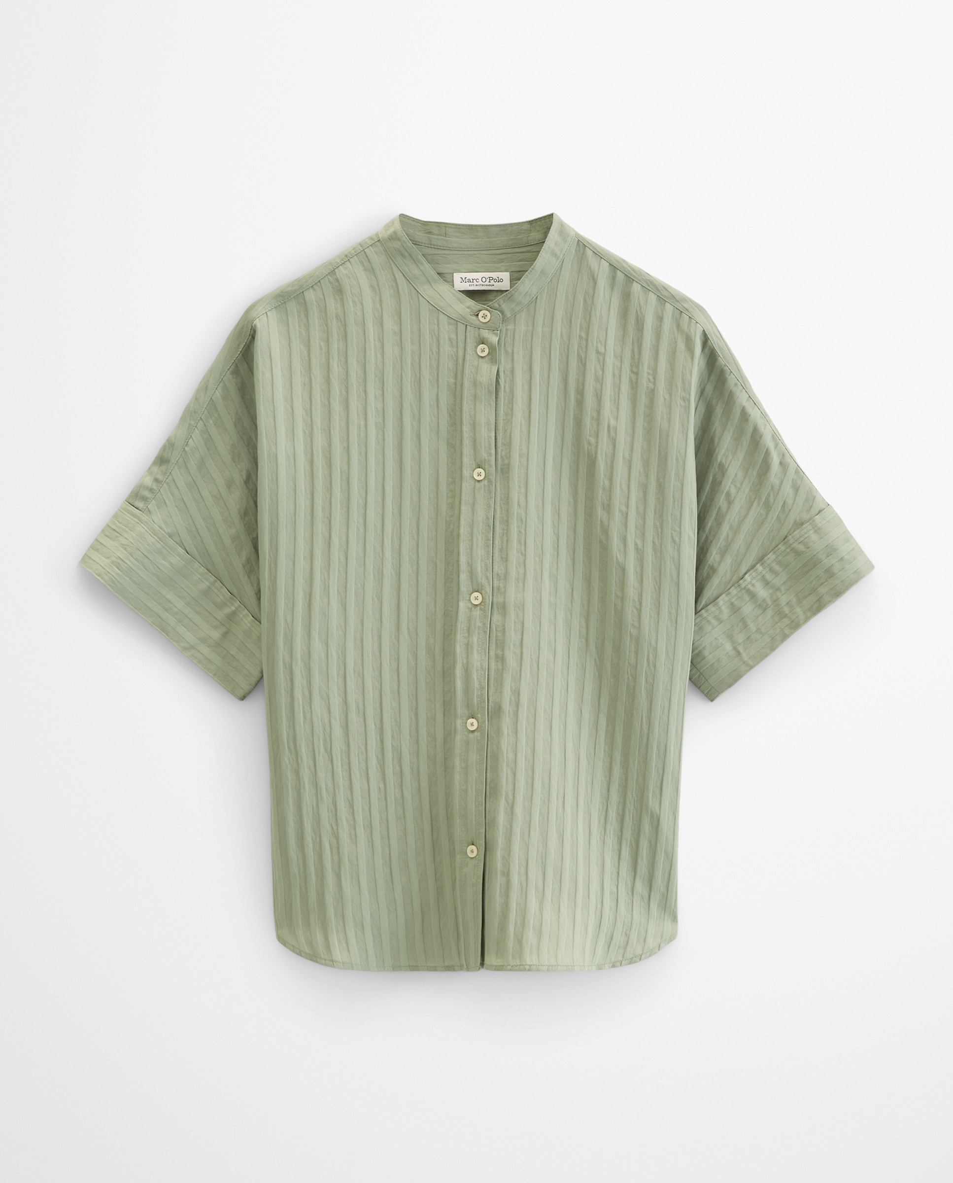 Blusa de mujer boyfriend regular Hecho de TENCEL Modal - MARC  O'POLO - Verde Verde-6